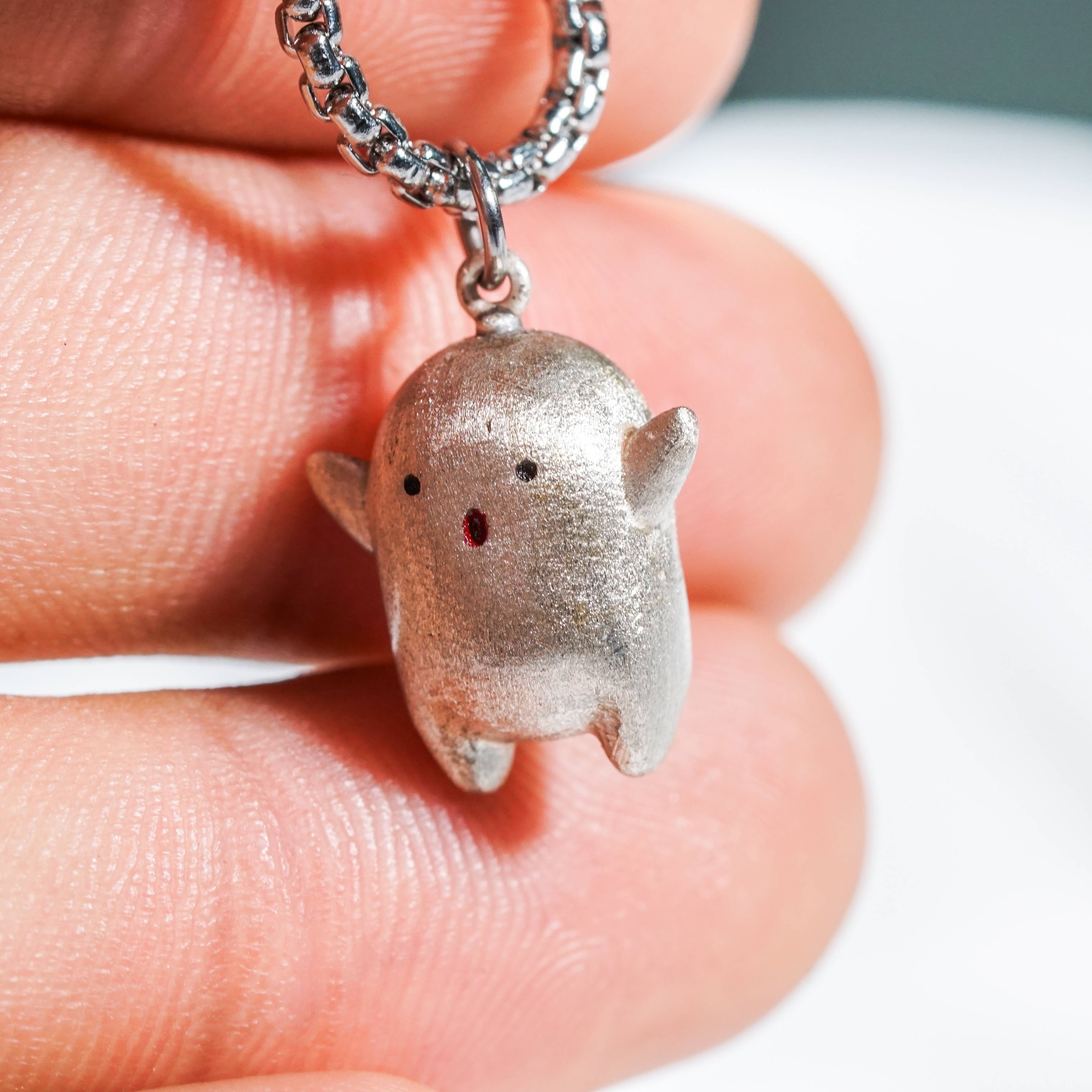 The Boy and the Heron Warawara Necklace in 950 Silver, Studio Ghibli-Inspired Jewelry, Ideal Gift for The Boy and the Heron Fans and Collectors 15 - EternaSilver DSC07944 - EternaSilver