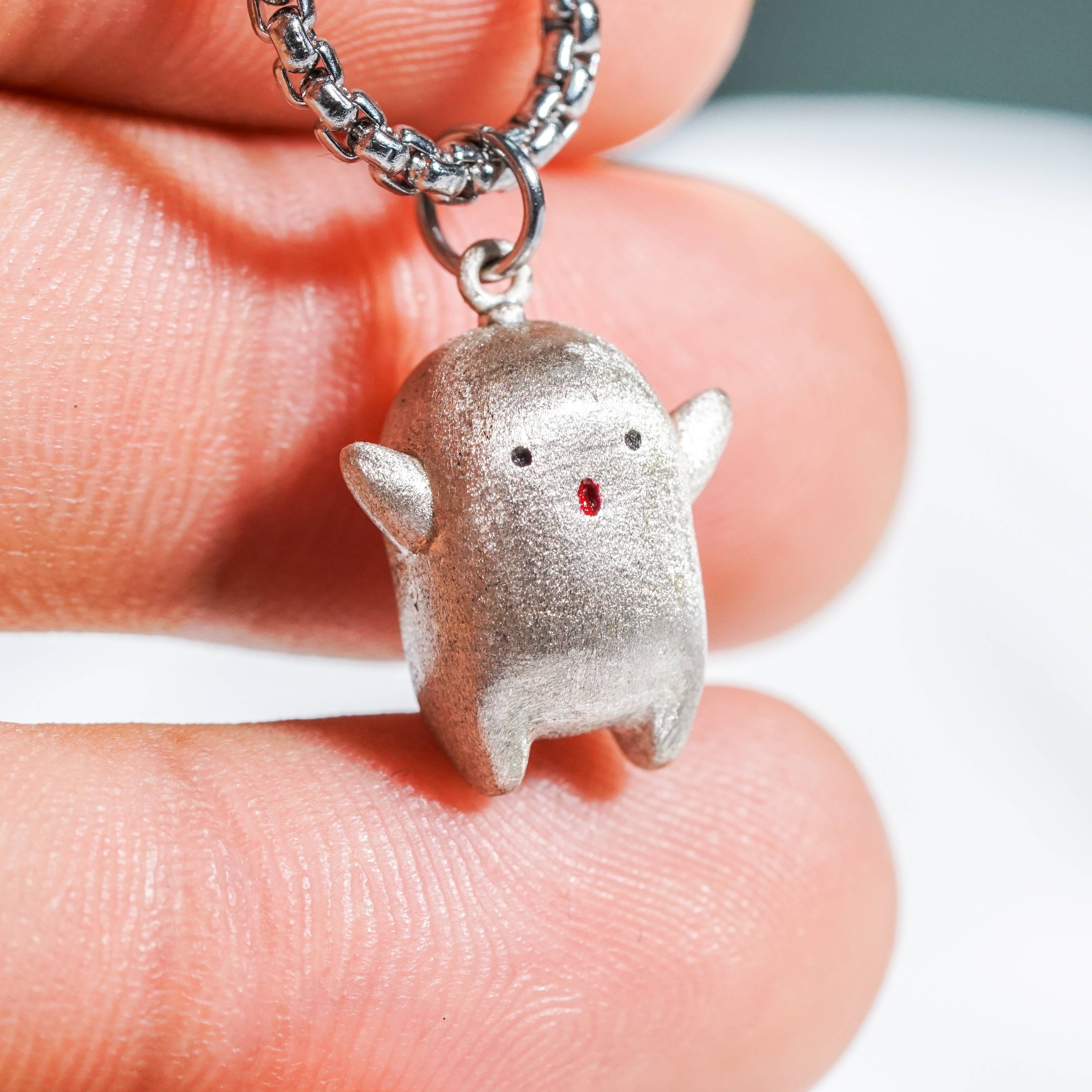 The Boy and the Heron Warawara Necklace in 950 Silver, Studio Ghibli-Inspired Jewelry, Ideal Gift for The Boy and the Heron Fans and Collectors 16 - EternaSilver DSC07945 - EternaSilver