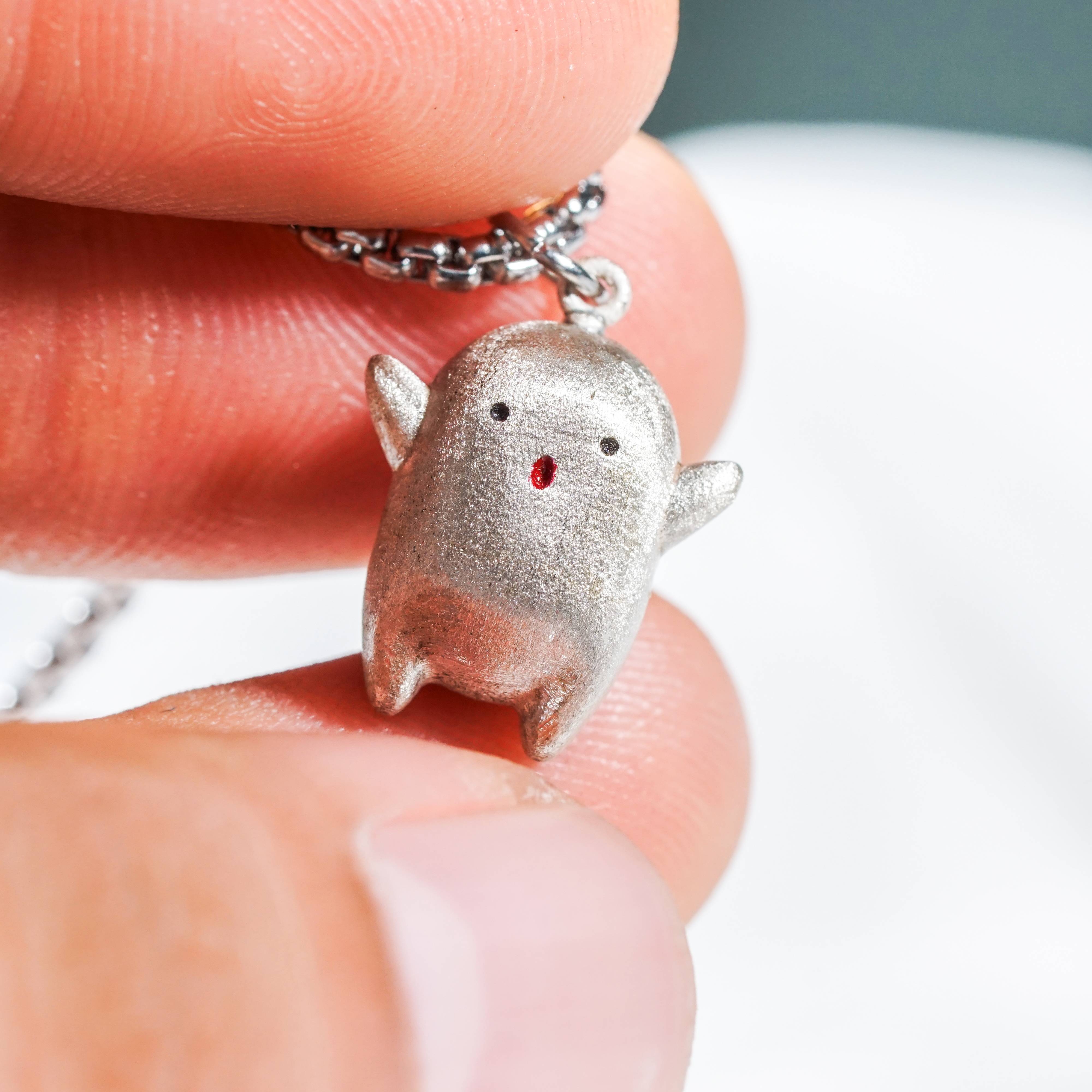 The Boy and the Heron Warawara Necklace in 950 Silver, Studio Ghibli-Inspired Jewelry, Ideal Gift for The Boy and the Heron Fans and Collectors 17 - EternaSilver DSC07946 - EternaSilver