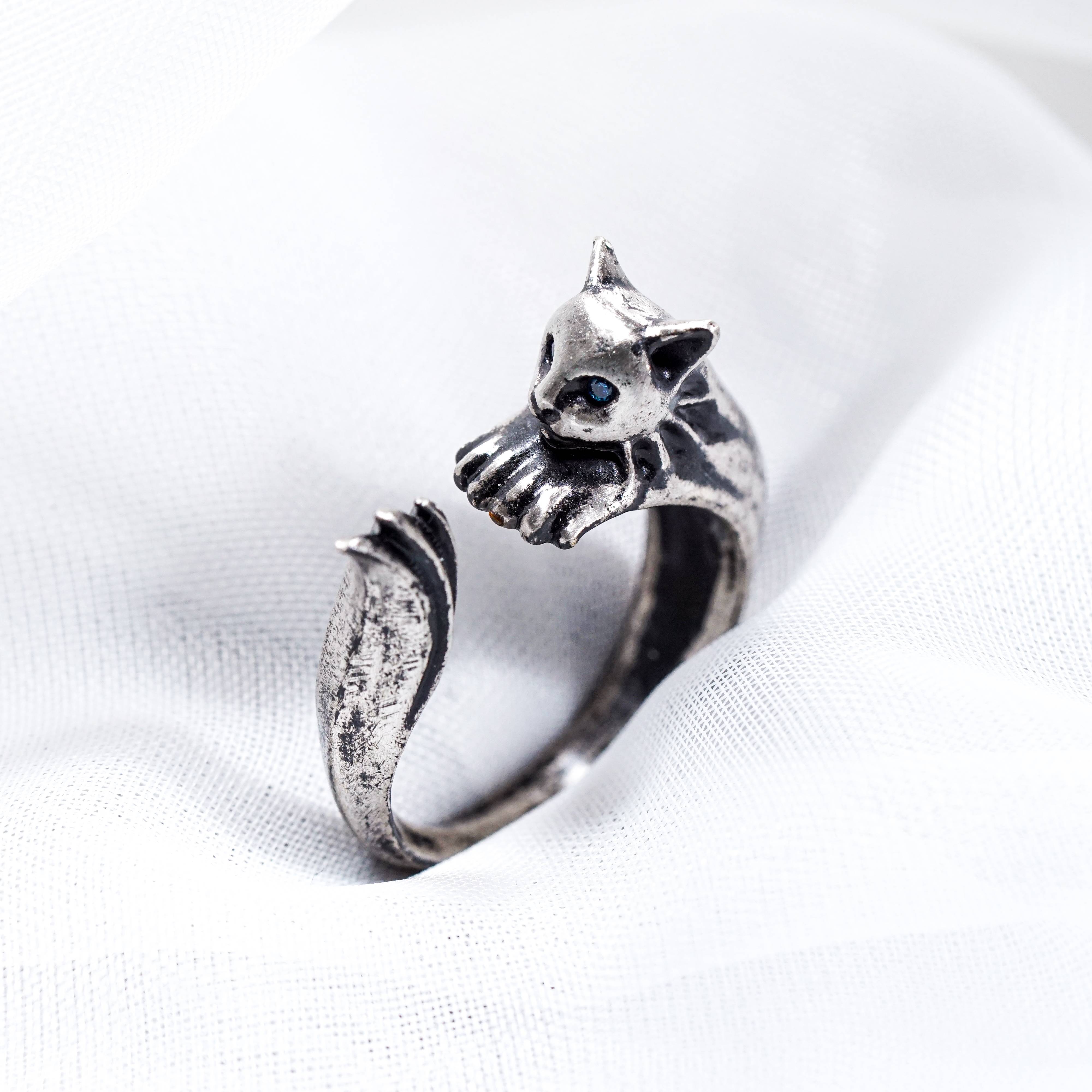 Dark Souls 3 Silvercat Ring, Handmade Dark Souls 3 950 Silver Rings, Silvercat Ring