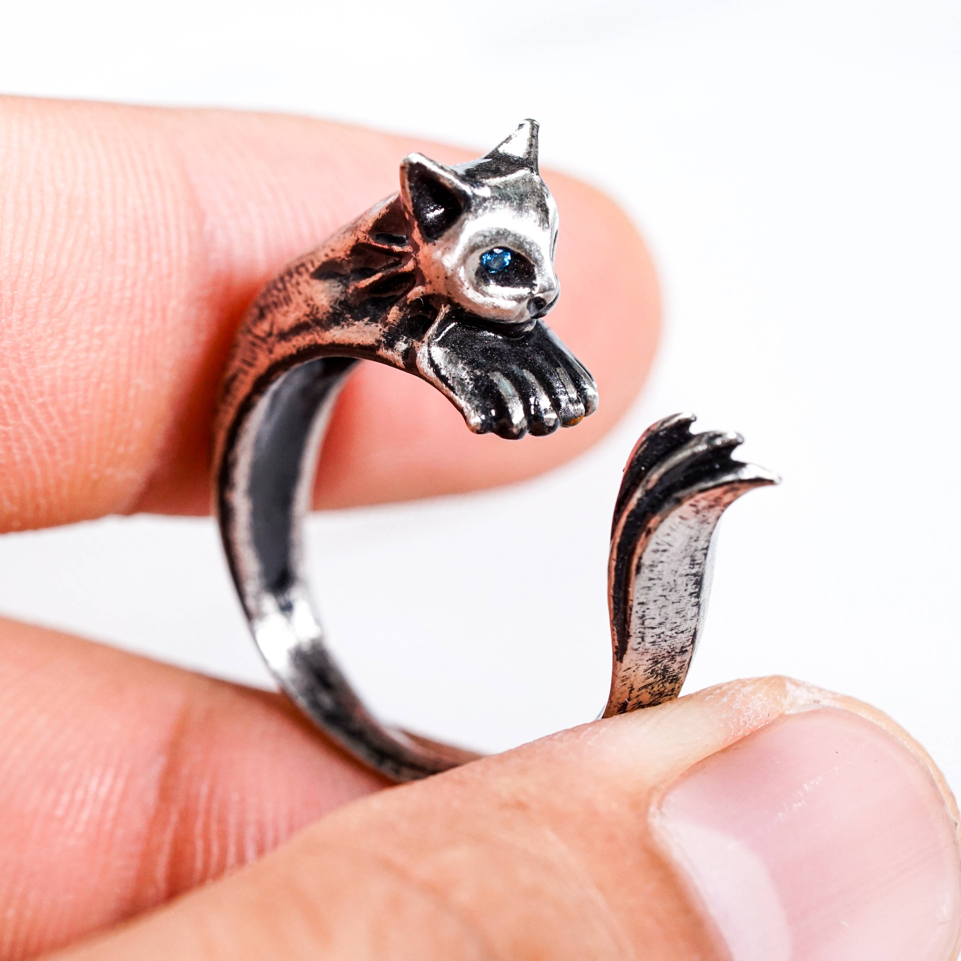Dark Souls 3 Silvercat Ring, Handmade Dark Souls 3 950 Silver Rings, Silvercat Ring 8 - EternaSilver DSC08159 - EternaSilver