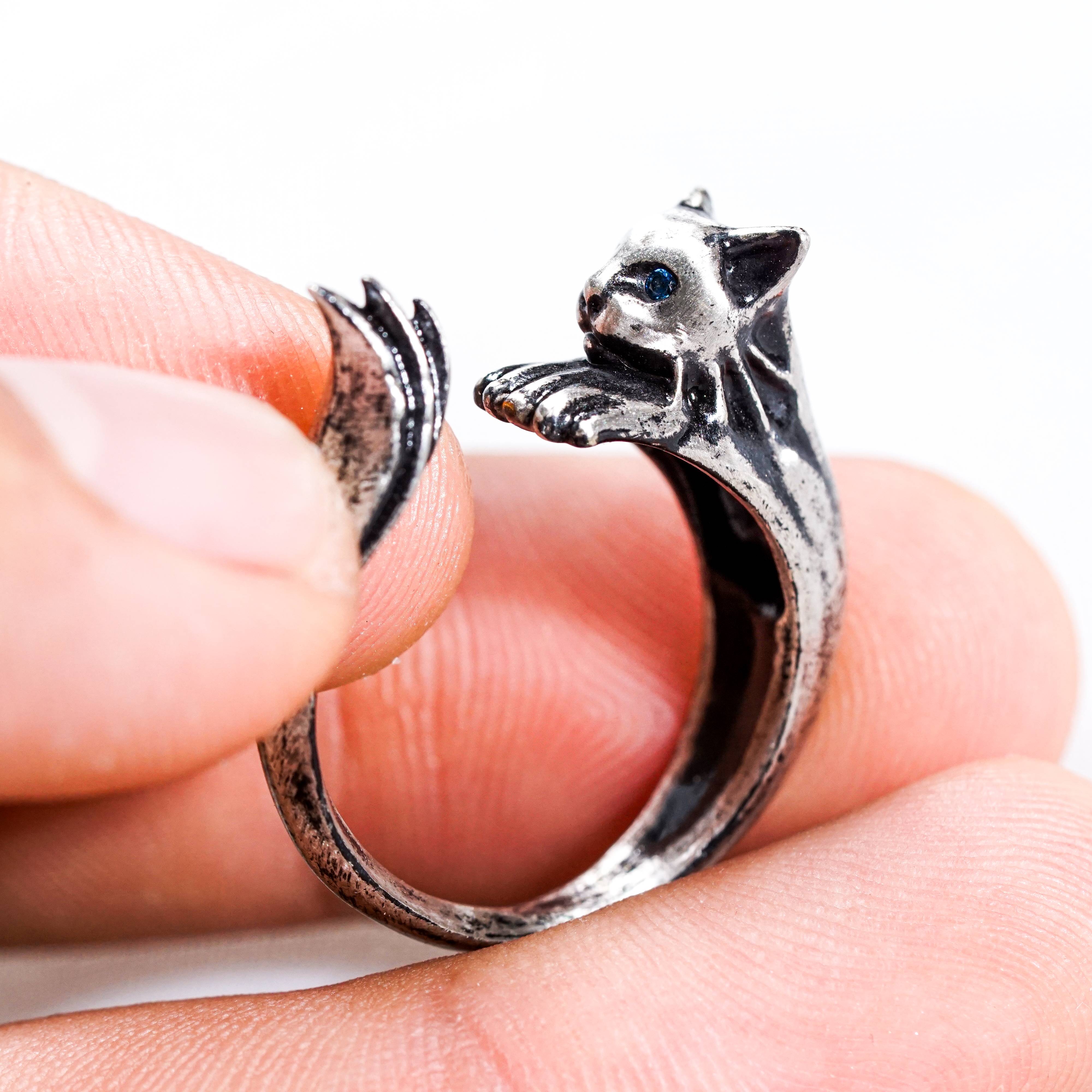 Dark Souls 3 Silvercat Ring, Handmade Dark Souls 3 950 Silver Rings, Silvercat Ring 9 - EternaSilver DSC08160 - EternaSilver