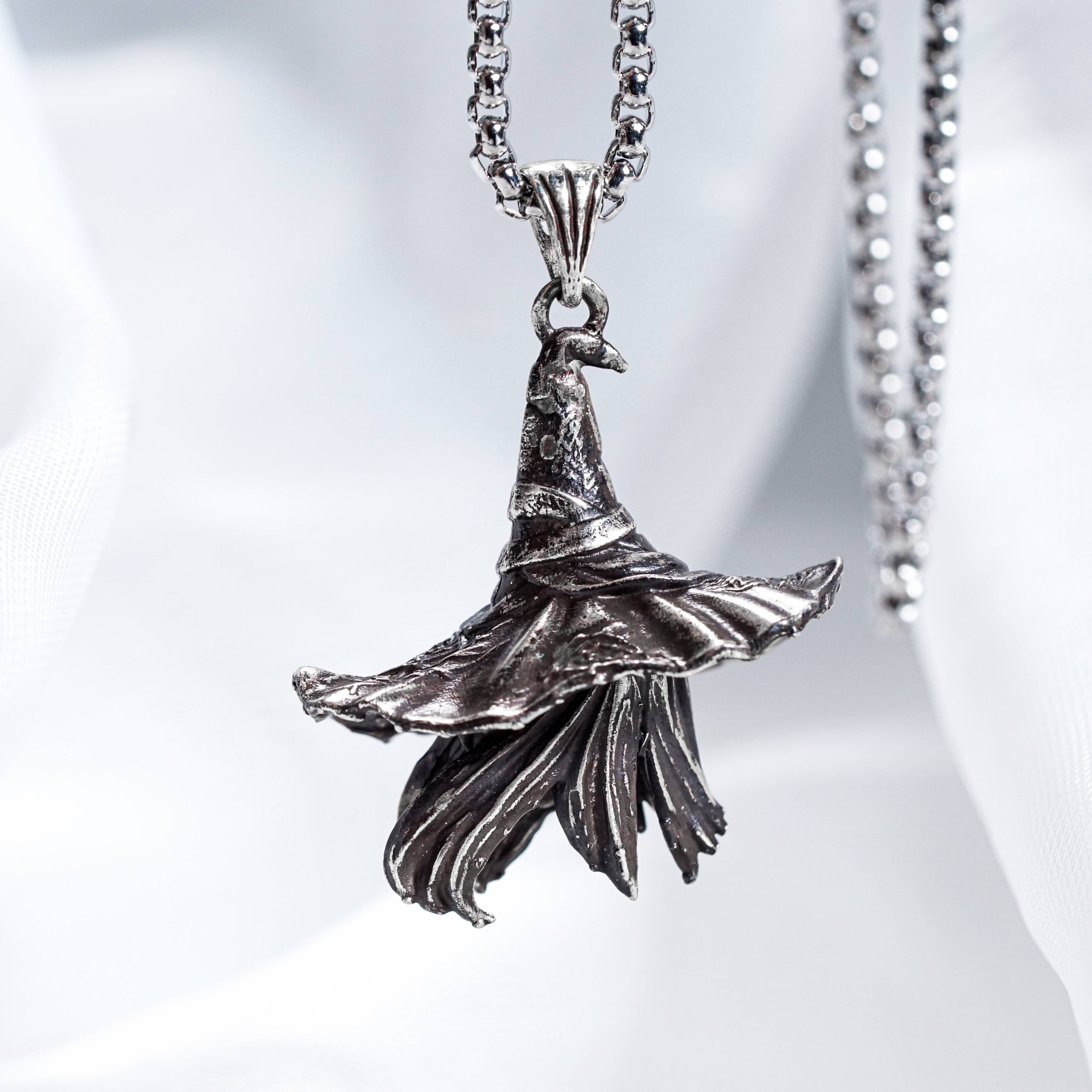 Elden Ring Nightreign Jewelry, Recluse Silver Necklace, Elden Ring Inspired Handmade Jewelry, Custom 950 Silver Nightfarers Classes Ring