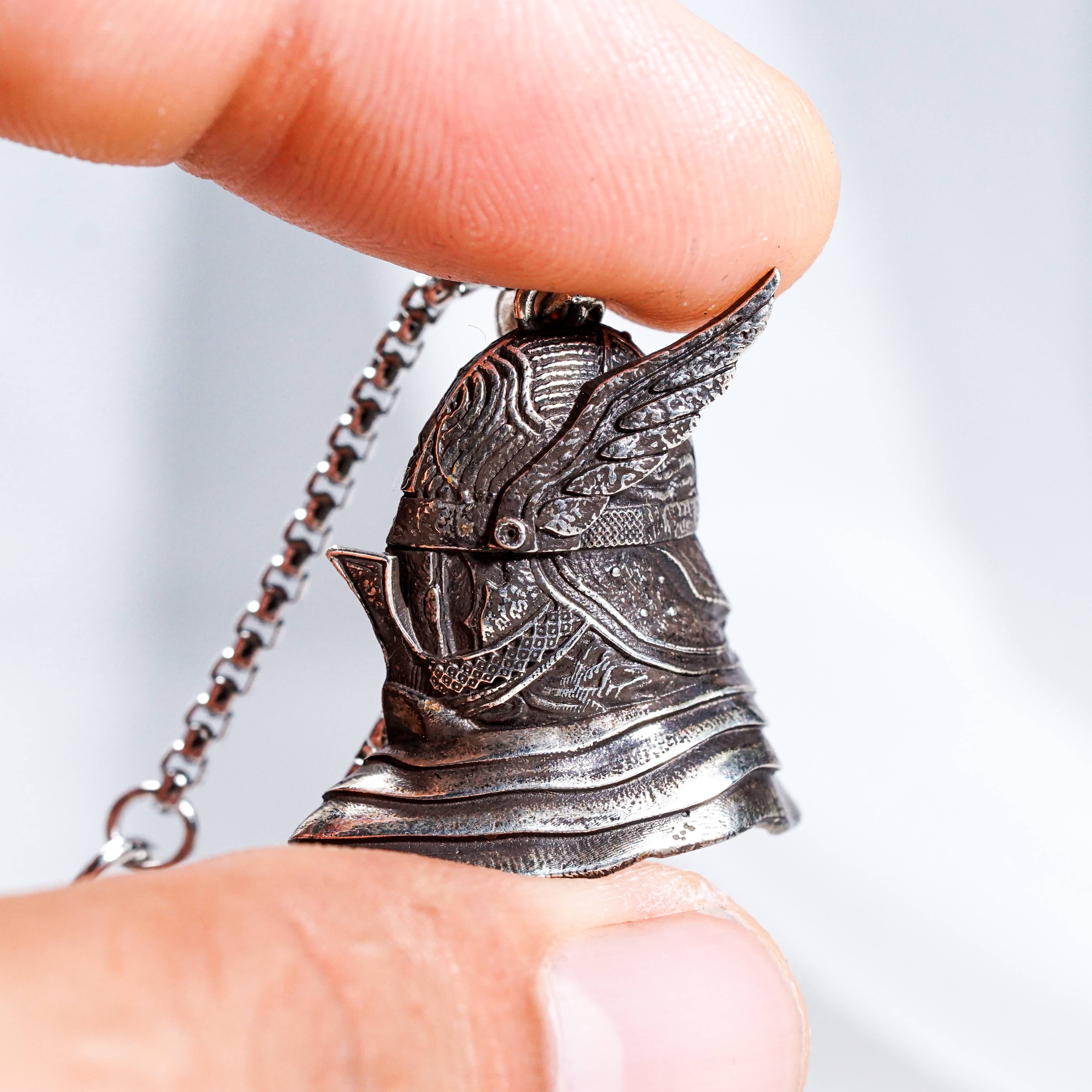 Elden Ring Nightreign Jewelry, Wylder Silver Necklace, Elden Ring Inspired Handmade Jewelry, Custom 950 Silver Nightfarers Classes Ring 5 - EternaSilver DSC08268 - EternaSilver