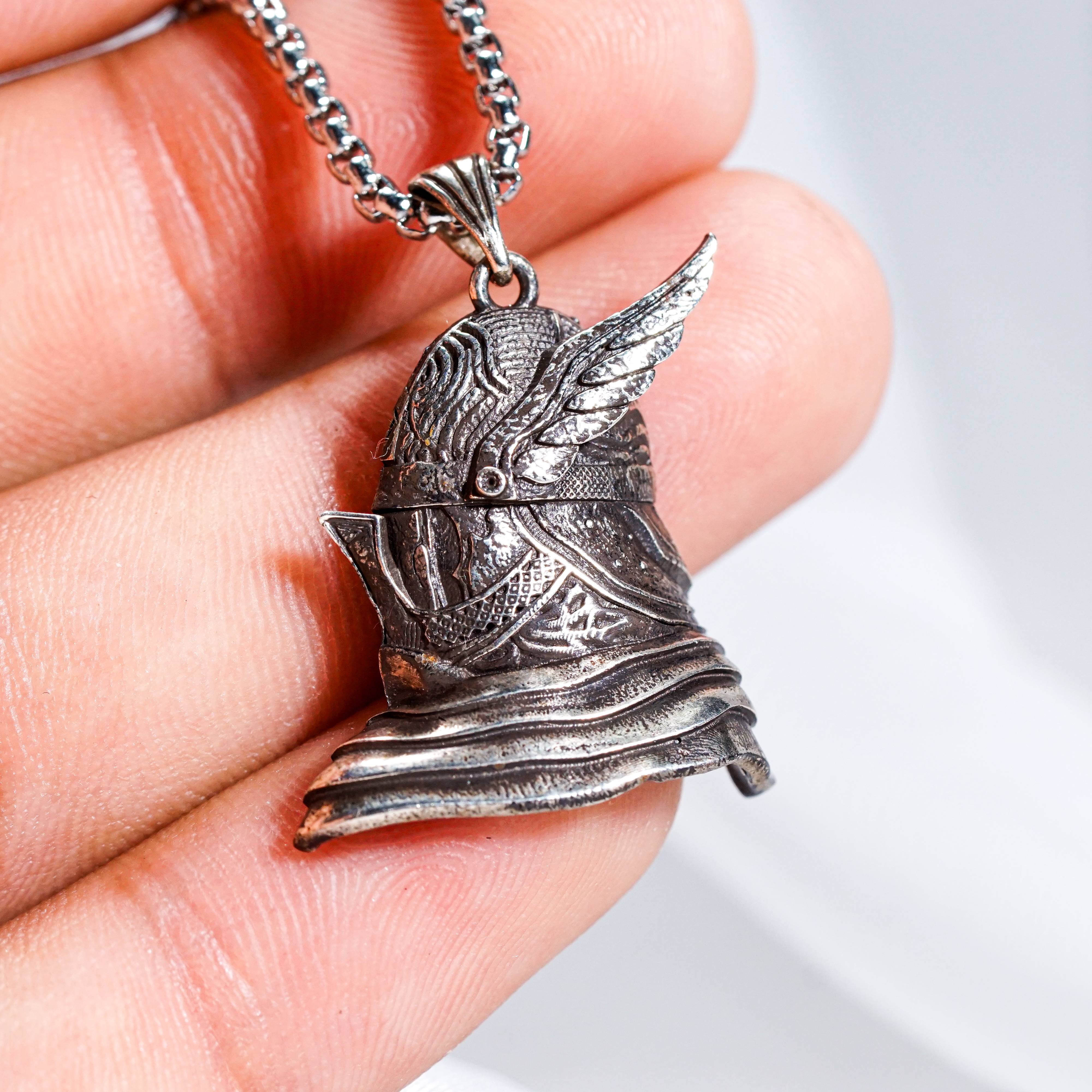 Elden Ring Nightreign Jewelry, Wylder Silver Necklace, Elden Ring Inspired Handmade Jewelry, Custom 950 Silver Nightfarers Classes Ring 3 - EternaSilver DSC08270 - EternaSilver