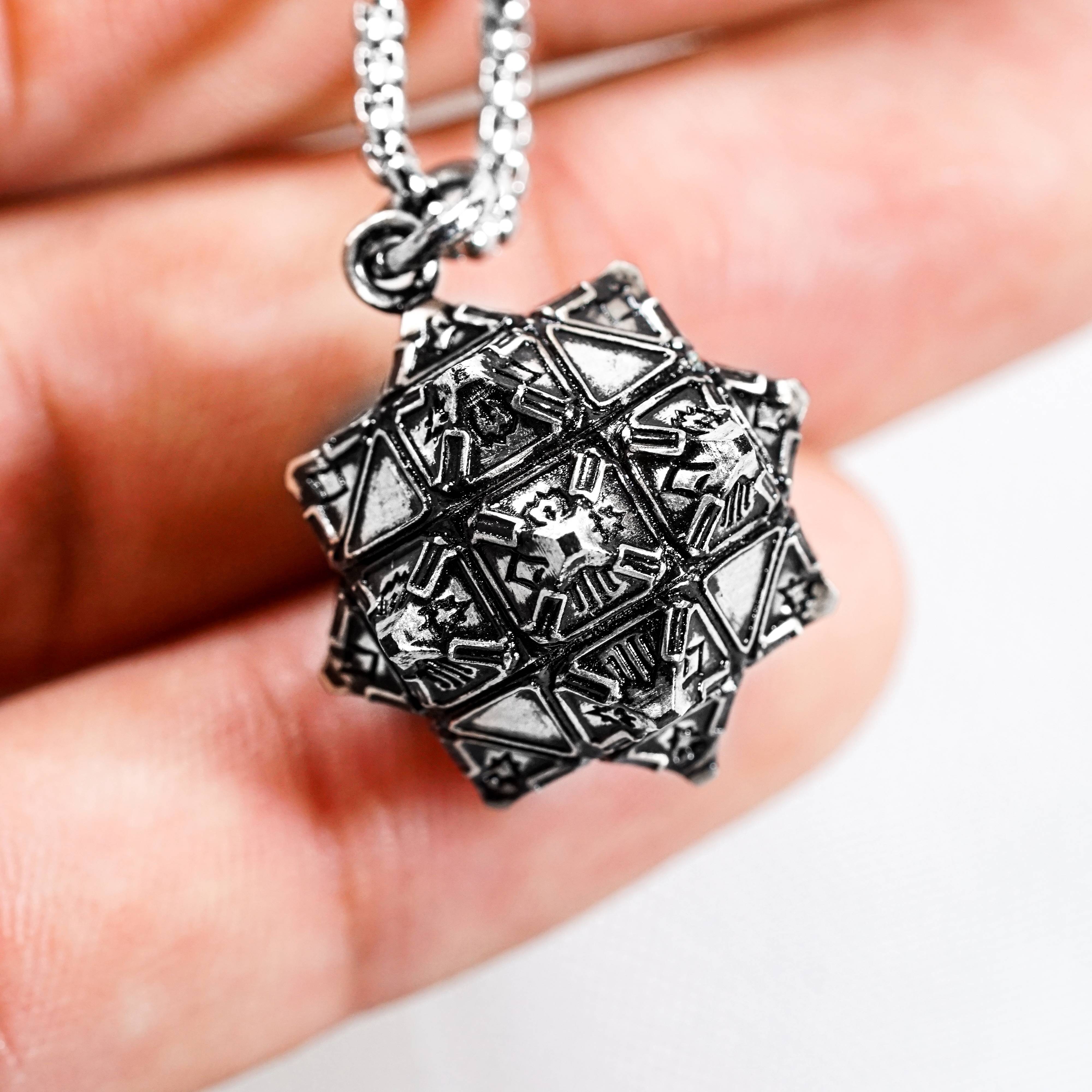LOL Arcane Jewelry, Hexcore Necklace, Silver 950 Pendant for Fans, Inspired Jewelry Gift, Unique Pendant for Gamers & Cosplayers, Lol Gift, Luxury Jewelry