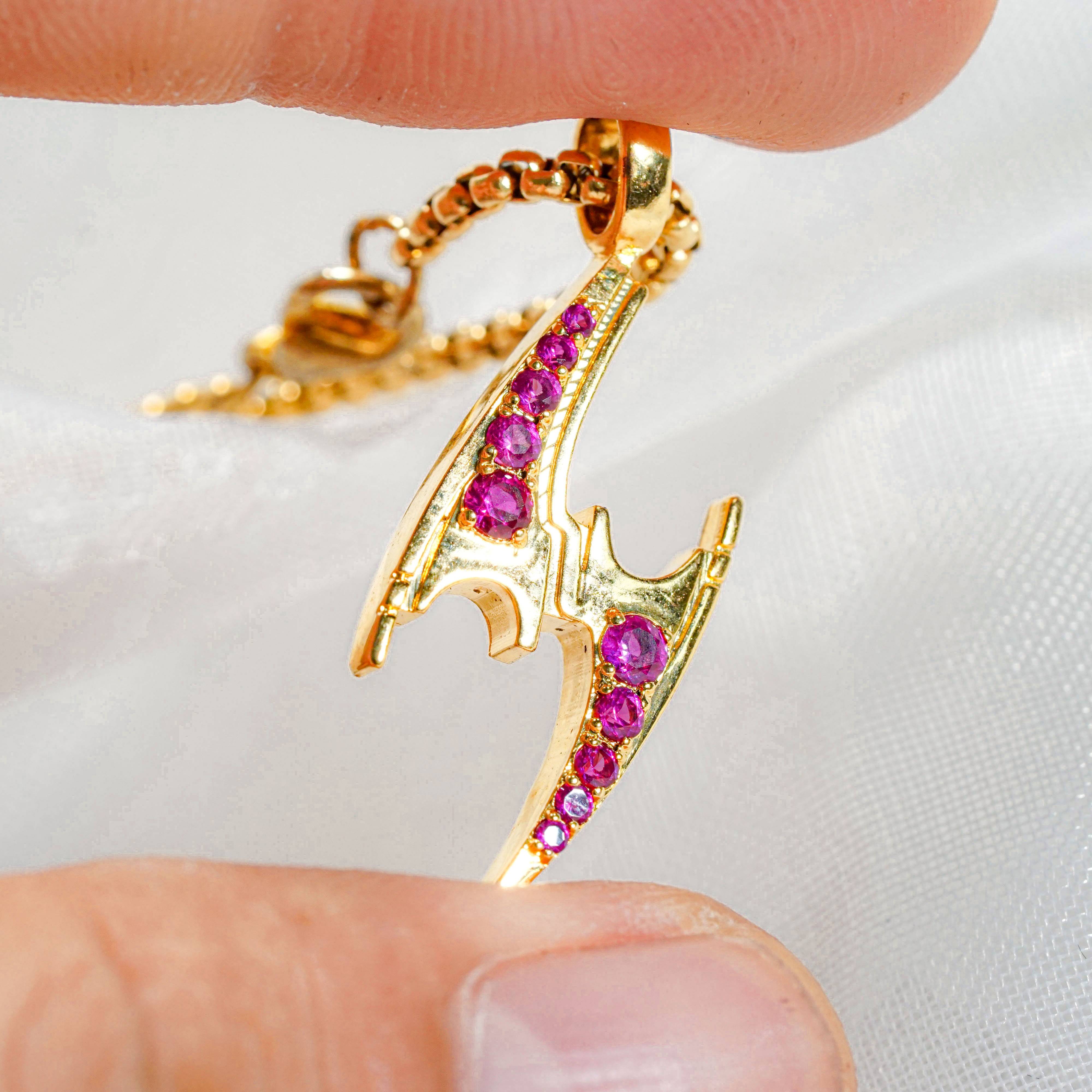 Wuthering Waves Necklace, Fanmade Jewelry for Wuthering Waves Fans, Perfect Gift for Gamers and WuWa Lovers 35 - EternaSilver DSC08779 - EternaSilver