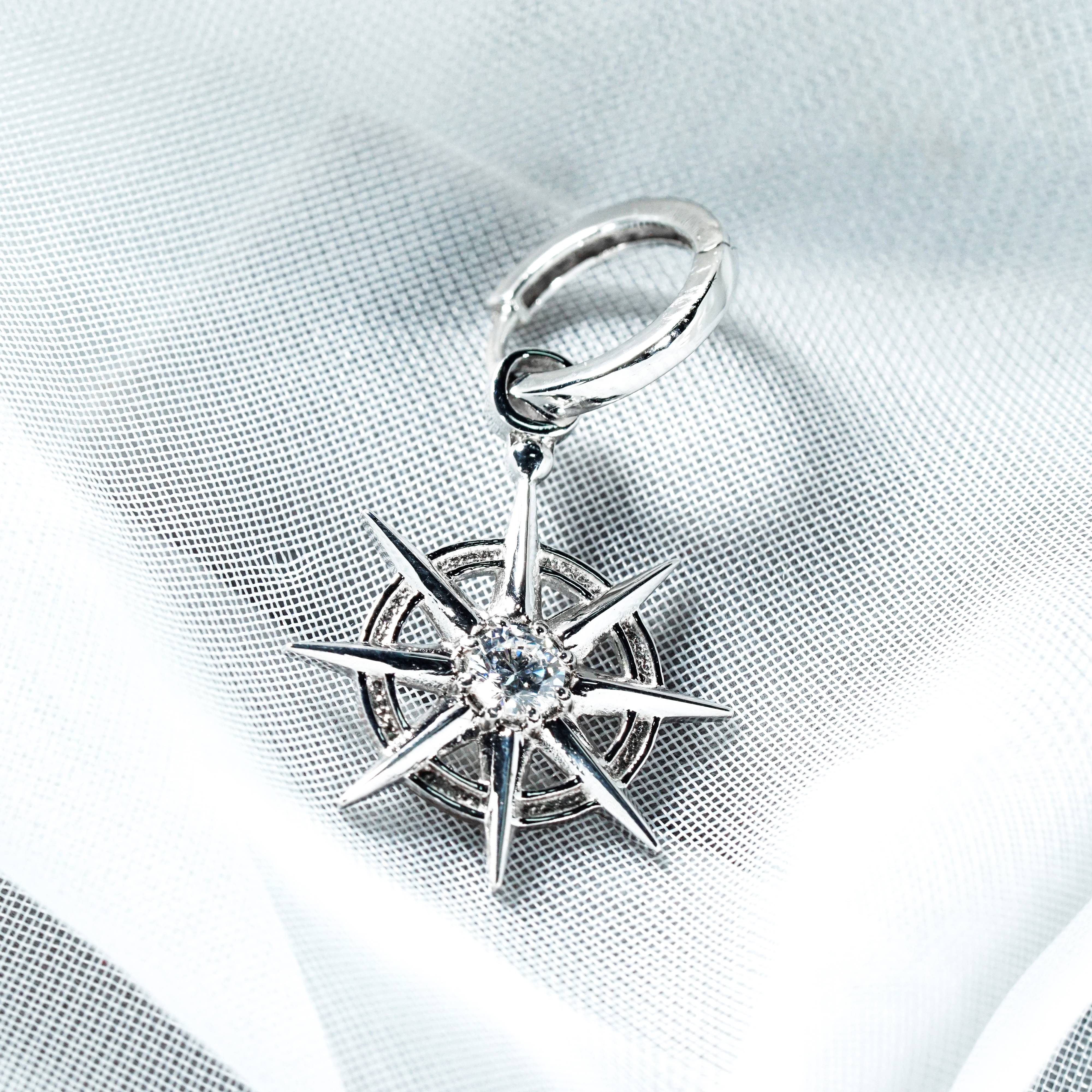 Handmade Baldur's Gate 3 Gale’s Earring, Authentic Fanmade Silver 950 Jewelry Inspired by Gale Dekarios, Wizard of Waterdeep, BG3 Cosplay 4 - EternaSilver DSC05625 - EternaSilver