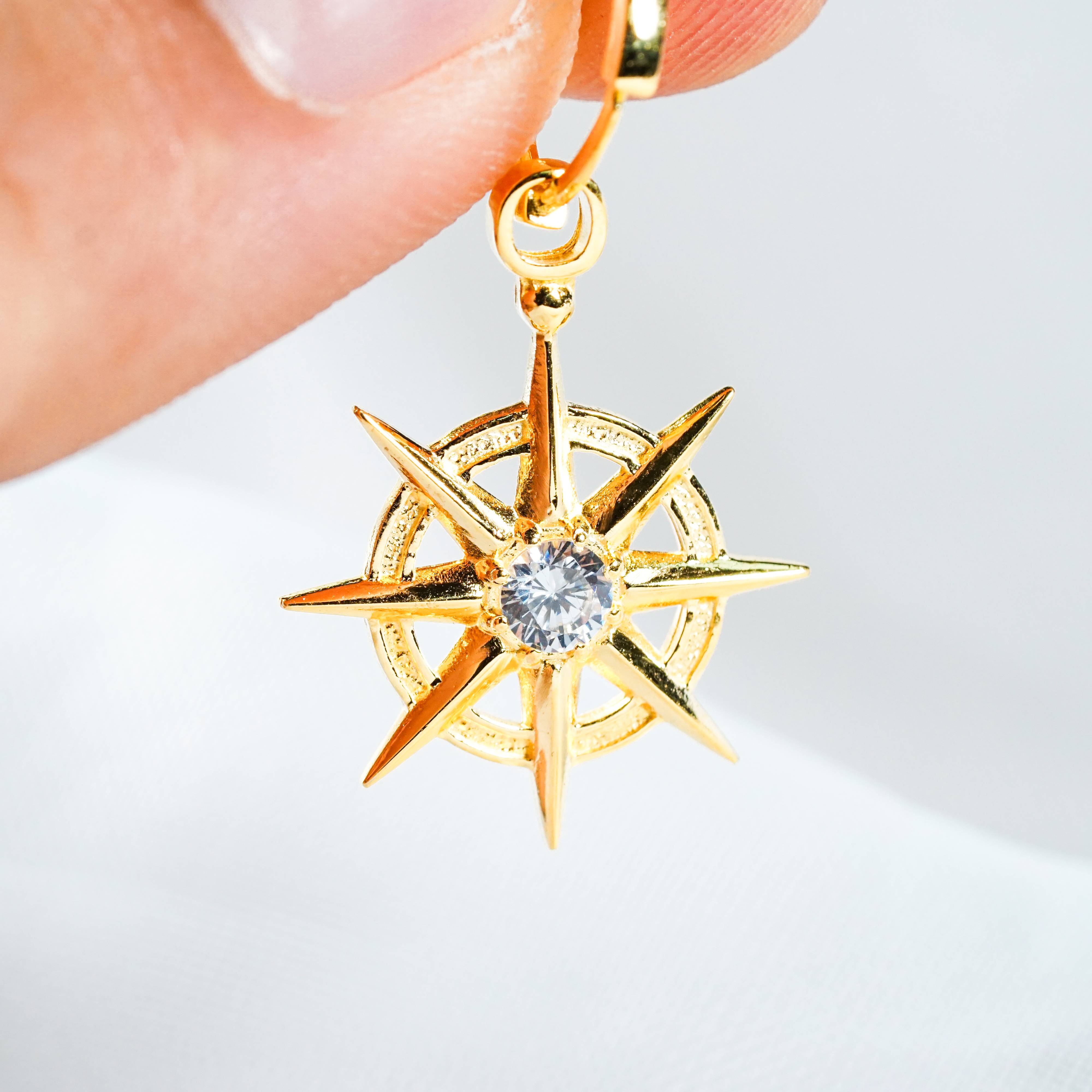 Handmade Baldur's Gate 3 Gale’s Earring, Authentic Fanmade Silver 950 Jewelry Inspired by Gale Dekarios, Wizard of Waterdeep, BG3 Cosplay 6 - EternaSilver DSC05684 - EternaSilver