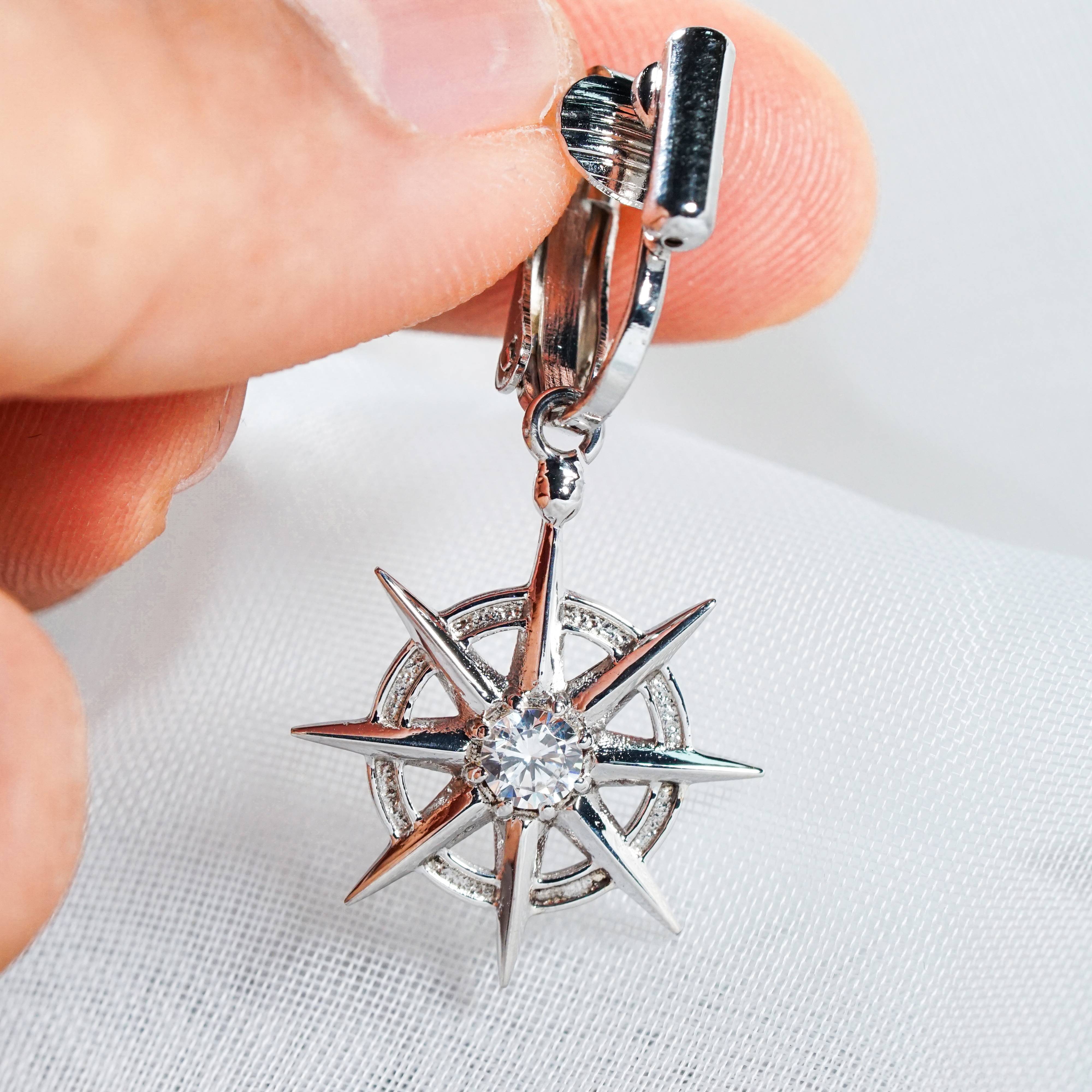 Handmade Baldur's Gate 3 Gale’s Earring, Authentic Fanmade Silver 950 Jewelry Inspired by Gale Dekarios, Wizard of Waterdeep, BG3 Cosplay 8 - EternaSilver DSC05692 - EternaSilver