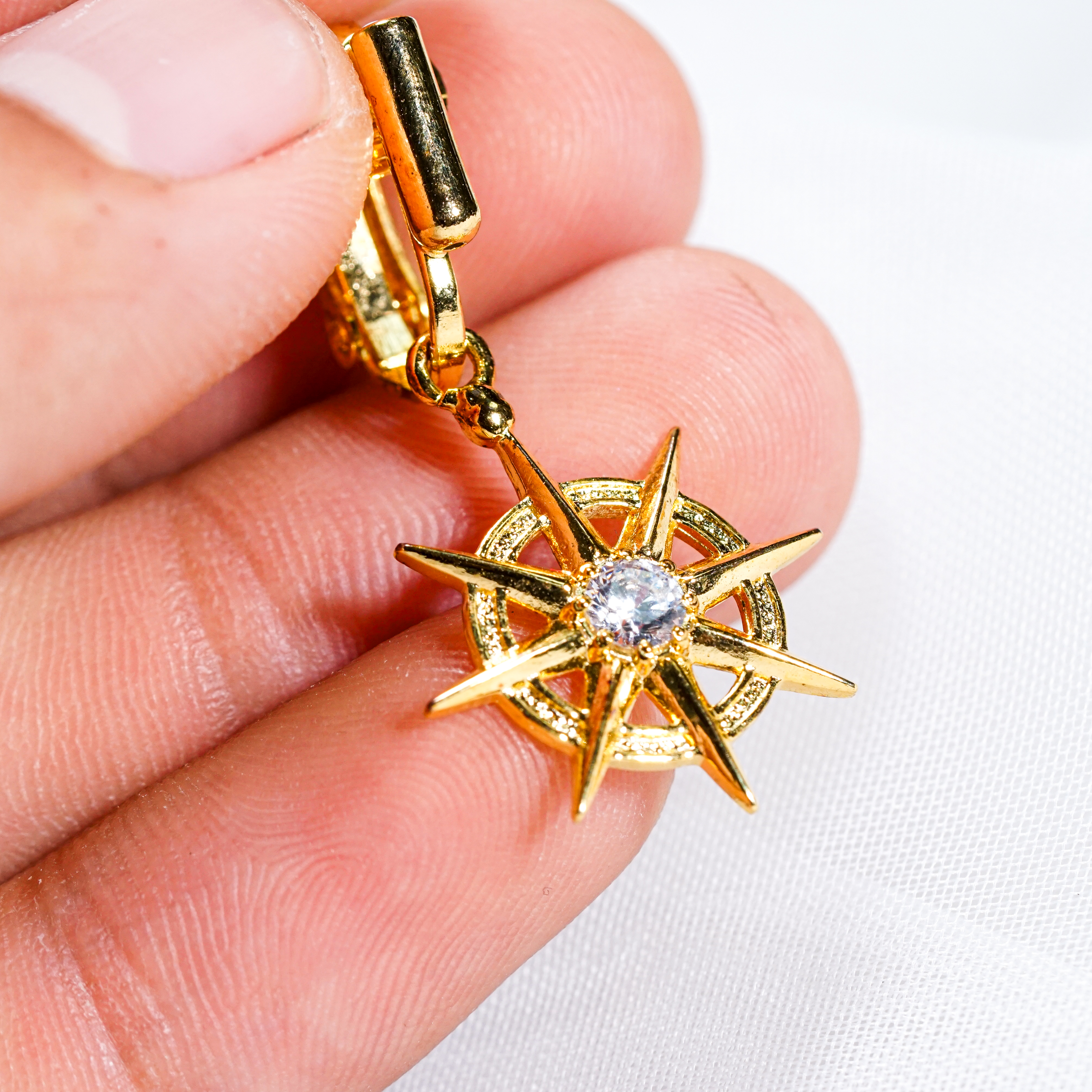 Handmade Baldur's Gate 3 Gale’s Earring, Authentic Fanmade Silver 950 Jewelry Inspired by Gale Dekarios, Wizard of Waterdeep, BG3 Cosplay 15 - EternaSilver DSC08163 - EternaSilver