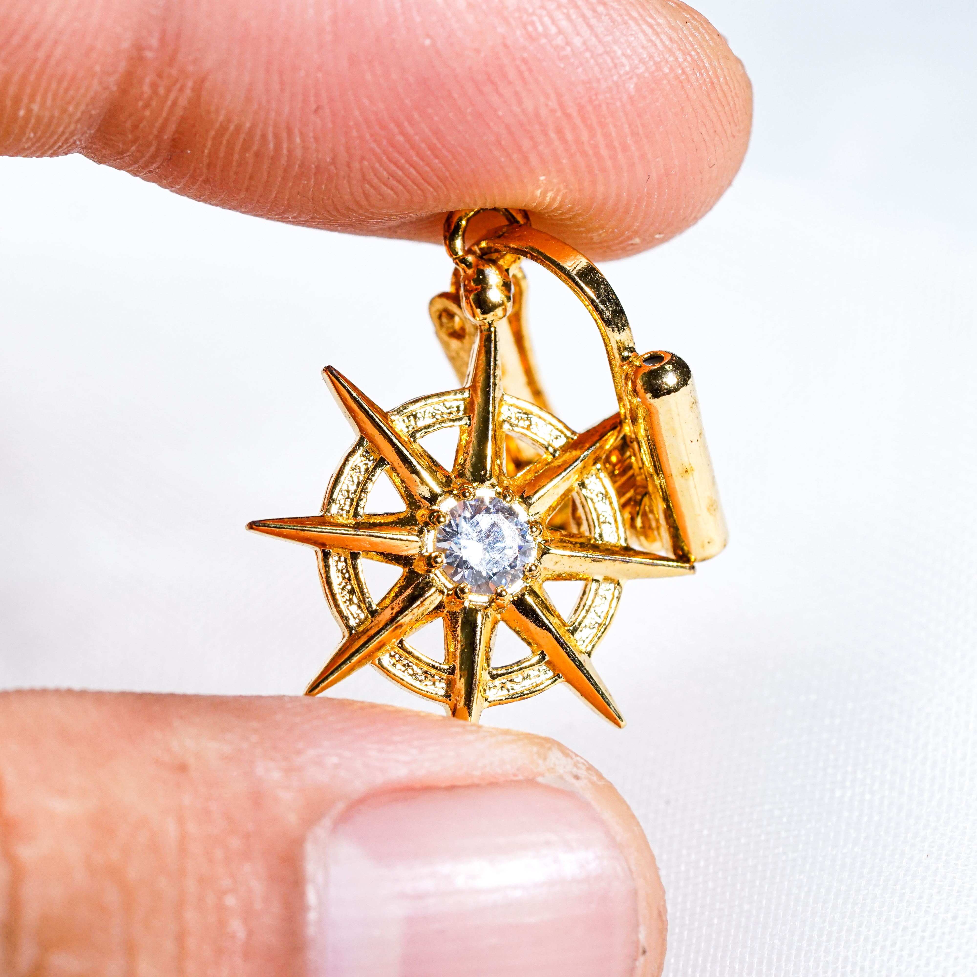 Handmade Baldur's Gate 3 Gale’s Earring, Authentic Fanmade Silver 950 Jewelry Inspired by Gale Dekarios, Wizard of Waterdeep, BG3 Cosplay 17 - EternaSilver DSC08166 - EternaSilver