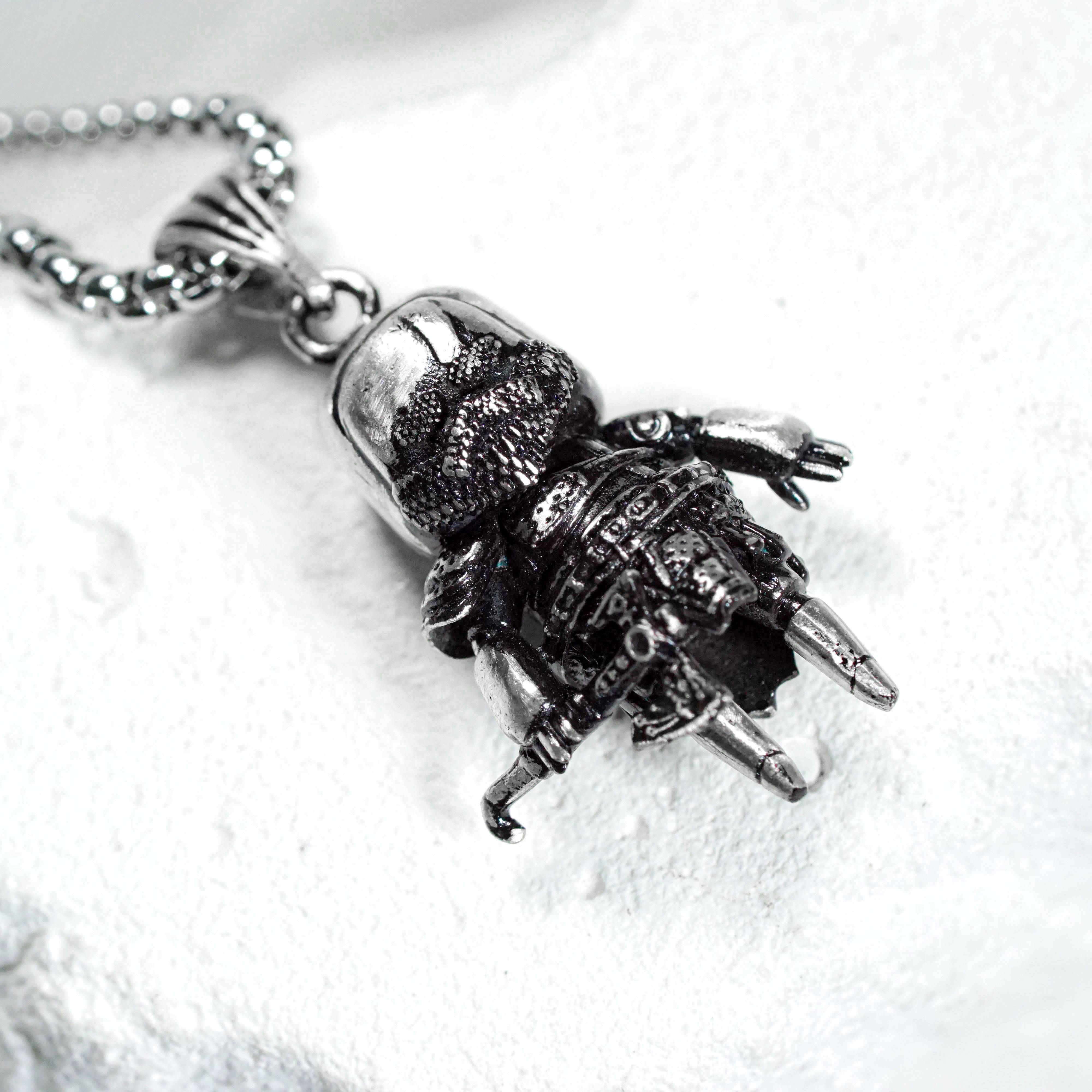 Kratos God of War Necklace, Silver 950 Jewelry, Perfect Sony Fan Gift for Him, Gift for Fans 8 - EternaSilver DSC08681 - EternaSilver