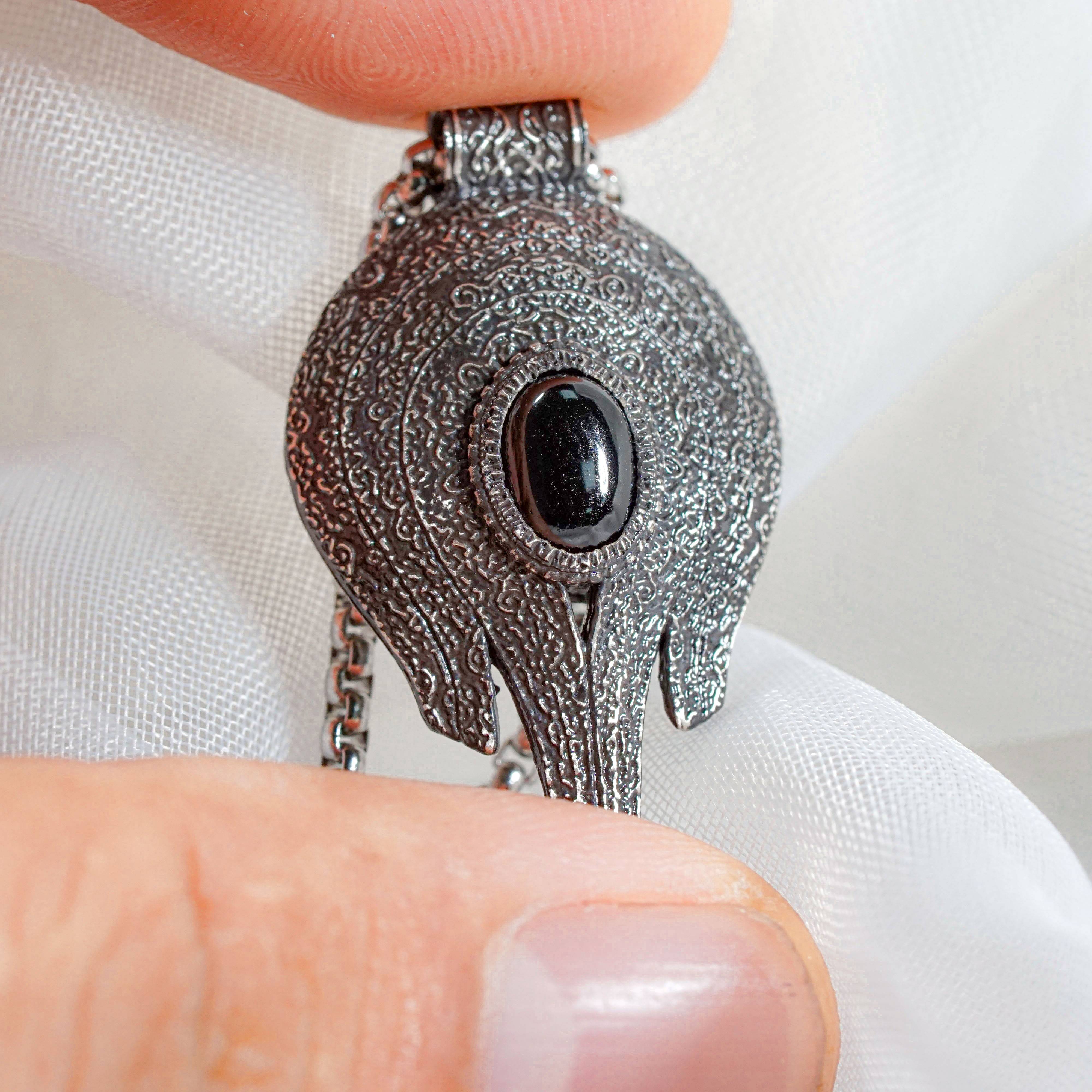 Godslayer's Seal Pendant Necklace, Handmade 950 Silver Pendant Inspired by Elden Ring, Godfrey, and The Erdtree, Gift for Gamer 4 - EternaSilver DSC08724 - EternaSilver