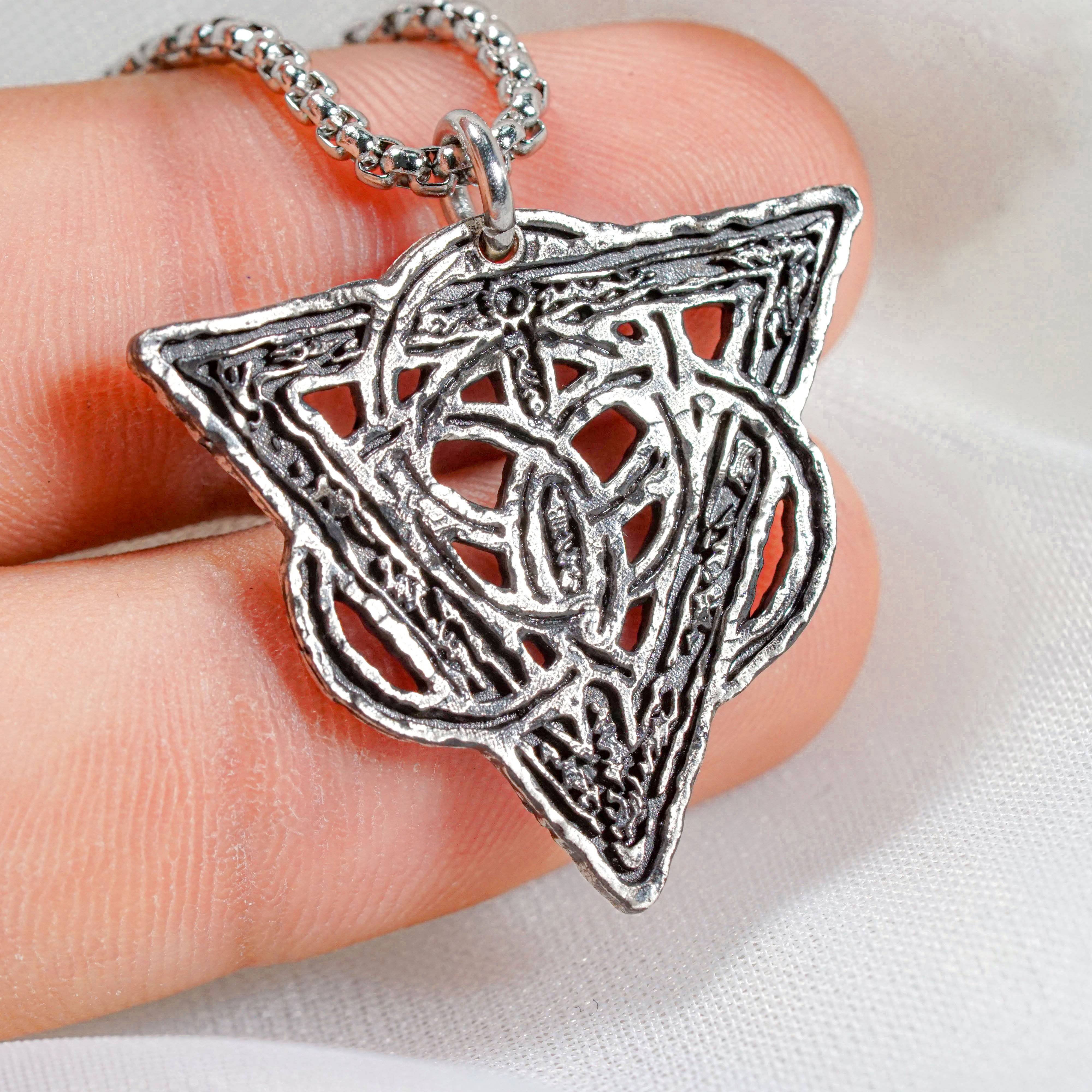 Golden Order Seal Necklace, Handmade 950 Silver Pendant Inspired by Elden Ring, Godfrey, and The Erdtree 5 - EternaSilver DSC08737 - EternaSilver