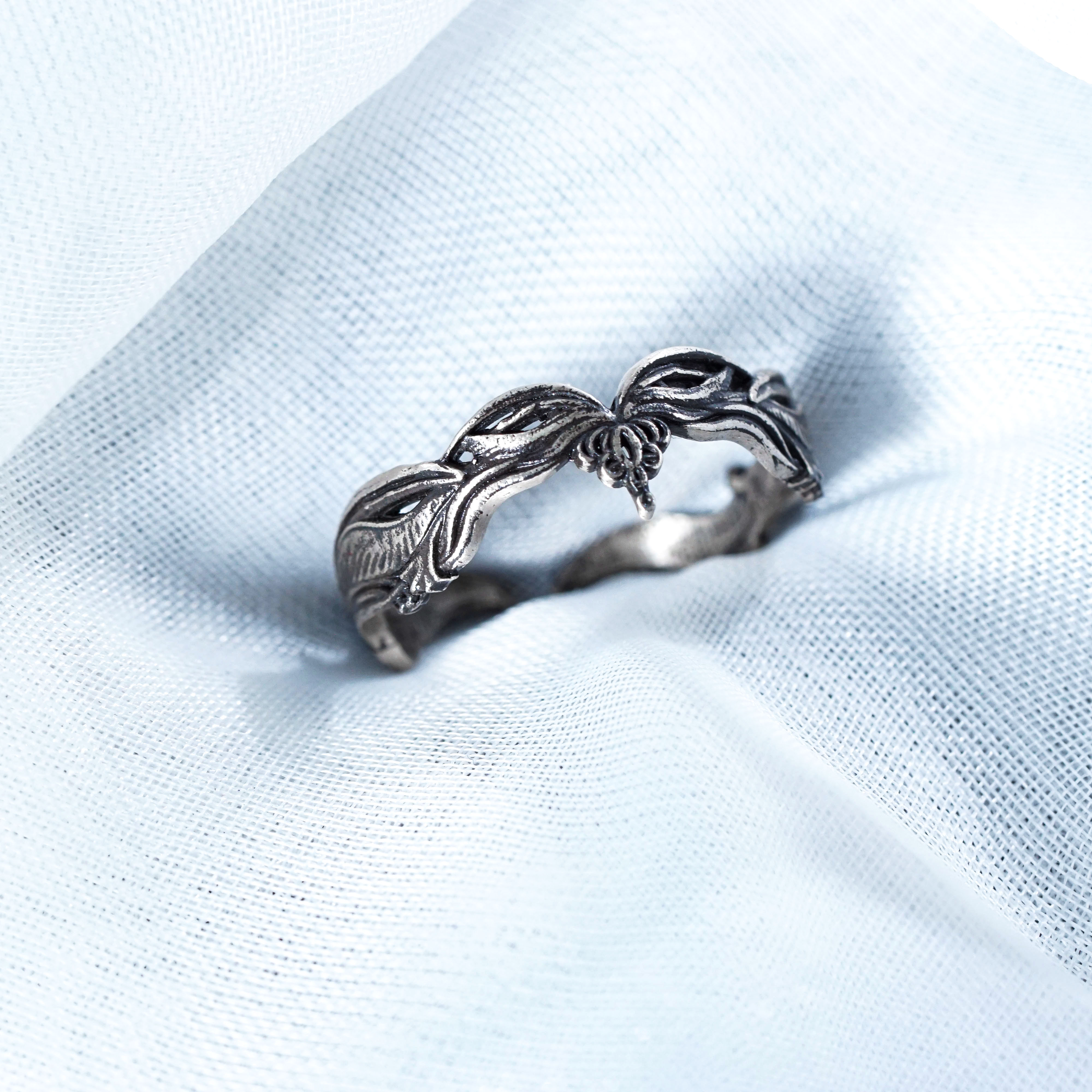 Arwen Ring, Lord of the Rings Inspired Handmade 950 Silver Elven Ring, Evenstar Style Jewelry, Romantic Gift for LOTR and Fantasy Fans 3 - EternaSilver DSC00737 - EternaSilver