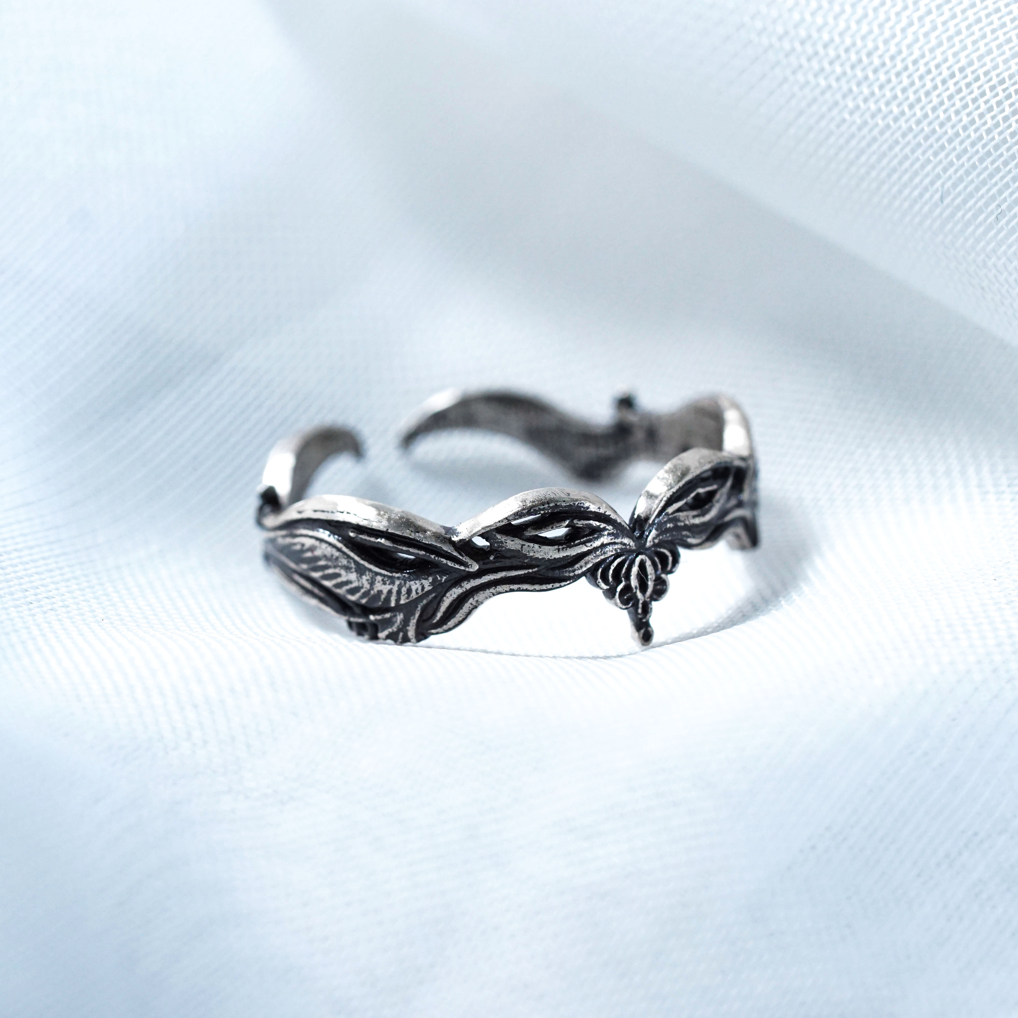 Arwen Ring, Lord of the Rings Inspired Handmade 950 Silver Elven Ring, Evenstar Style Jewelry, Romantic Gift for LOTR and Fantasy Fans