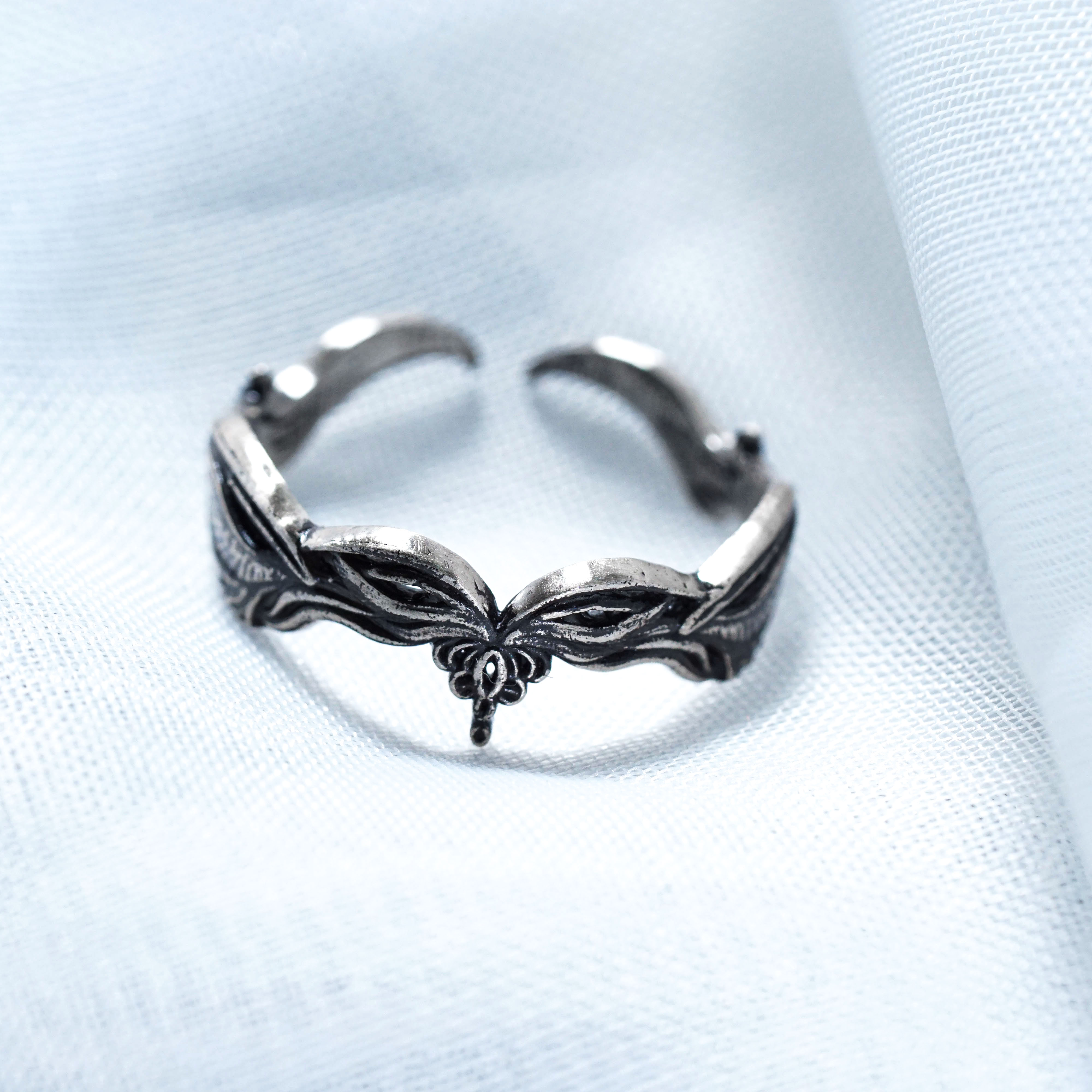 Arwen Ring, Lord of the Rings Inspired Handmade 950 Silver Elven Ring, Evenstar Style Jewelry, Romantic Gift for LOTR and Fantasy Fans 6 - EternaSilver DSC00740 - EternaSilver