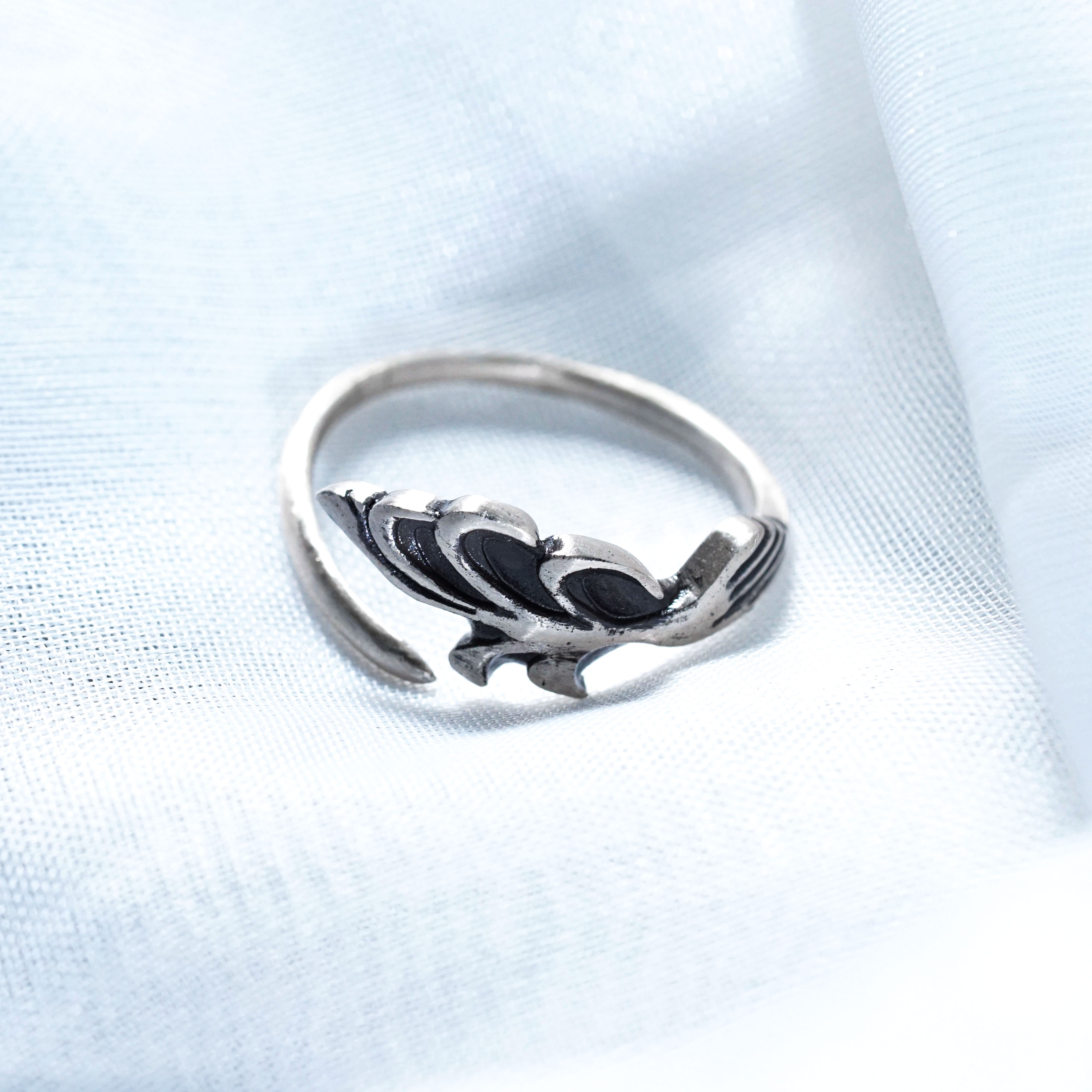 Apothecary Diaries Mao Mao Hairpin Ring, Custom Handmade 950 Silver Adjustable Ring, Inspired by The Apothecary Diaries, Gift for Anime and Fantasy Jewelry Fans 8 - EternaSilver DSC00747 - EternaSilver