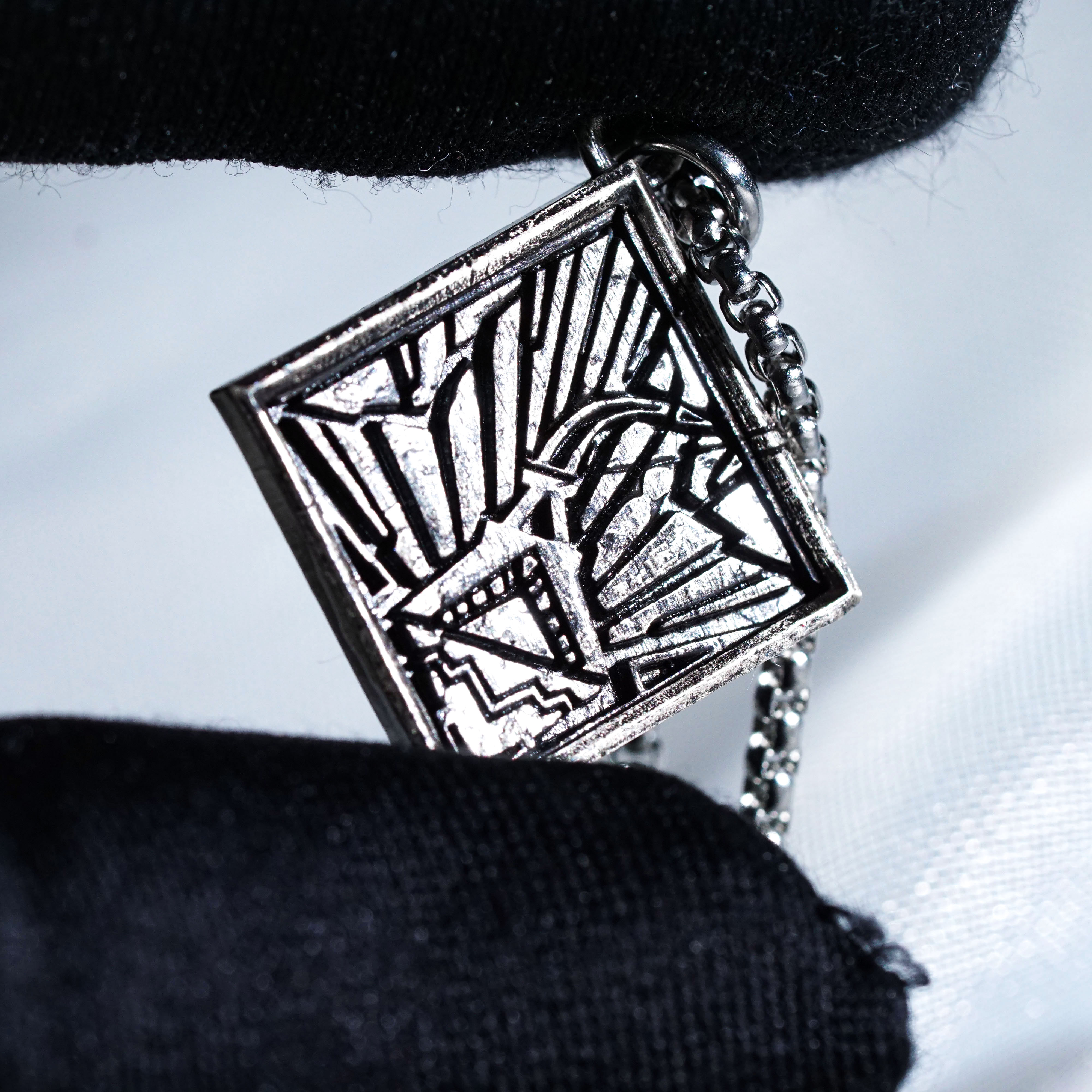 Verso Badge Necklace, Clair Obscur Expedition 33 Inspired Handmade 950 Silver Pendant, Fantasy Jewelry Gift for Gamers and Collectors 6 - EternaSilver DSC00802 - EternaSilver