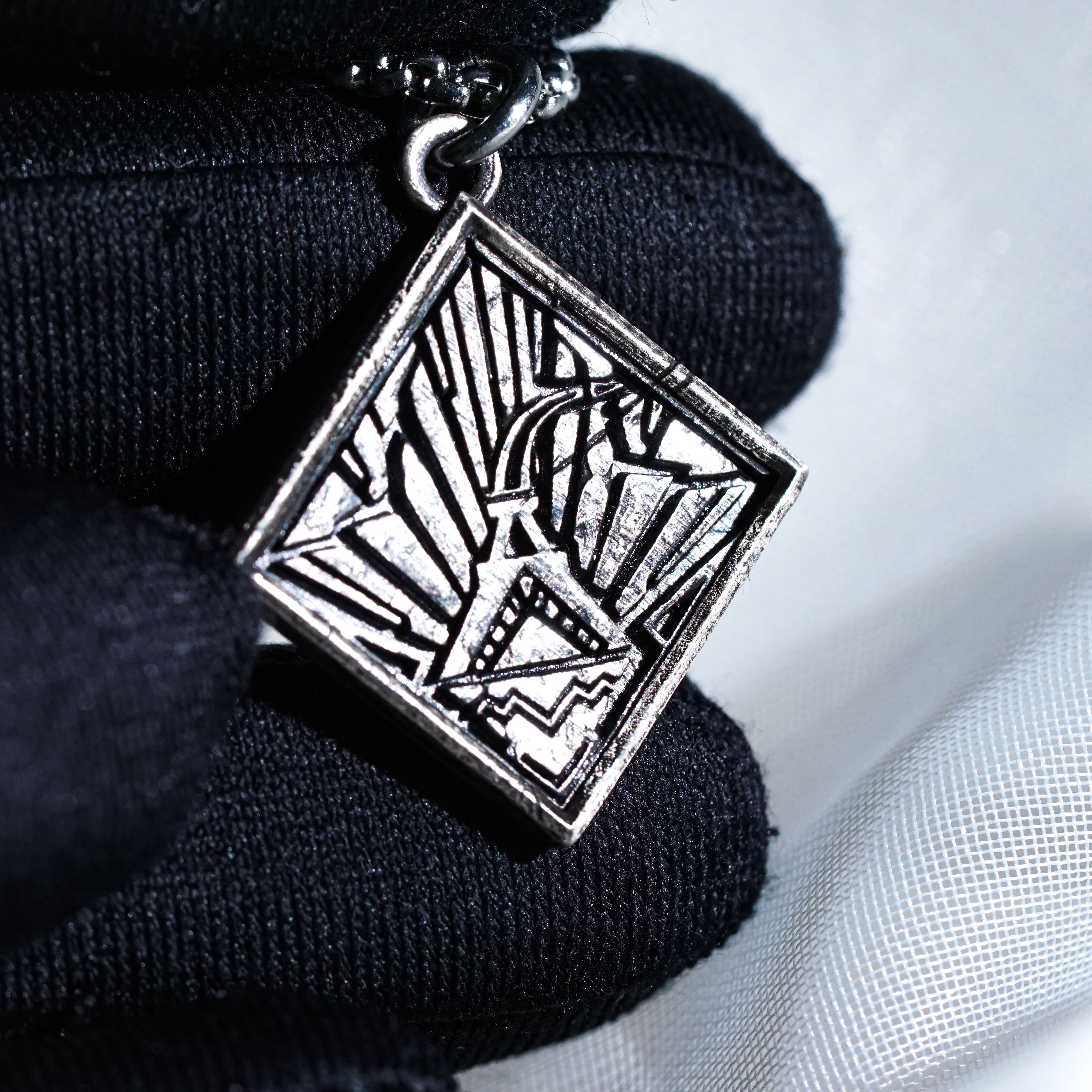 Verso Badge Necklace, Clair Obscur Expedition 33 Inspired Handmade 950 Silver Pendant, Fantasy Jewelry Gift for Gamers and Collectors 7 - EternaSilver DSC00803 - EternaSilver