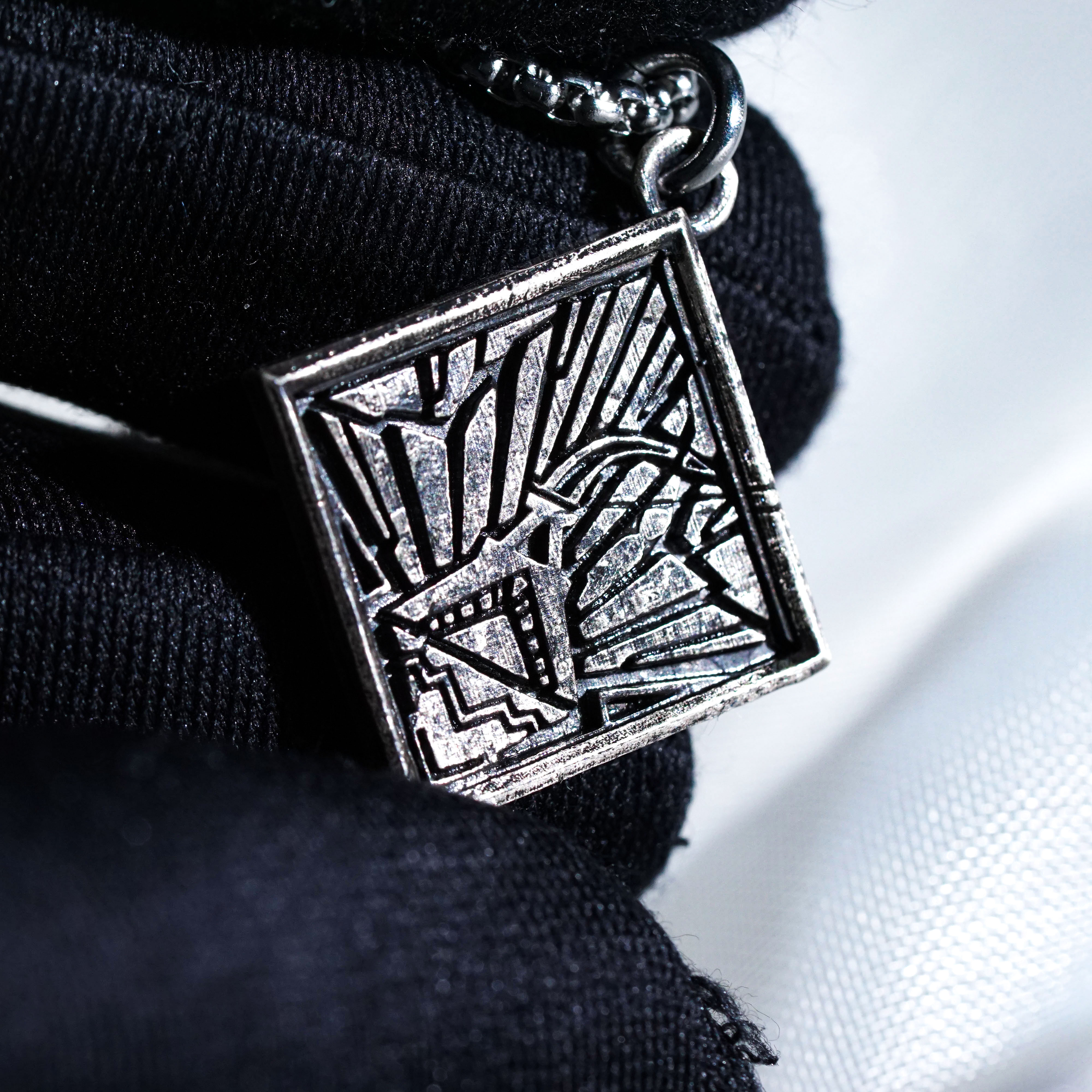 Verso Badge Necklace, Clair Obscur Expedition 33 Inspired Handmade 950 Silver Pendant, Fantasy Jewelry Gift for Gamers and Collectors 8 - EternaSilver DSC00804 - EternaSilver