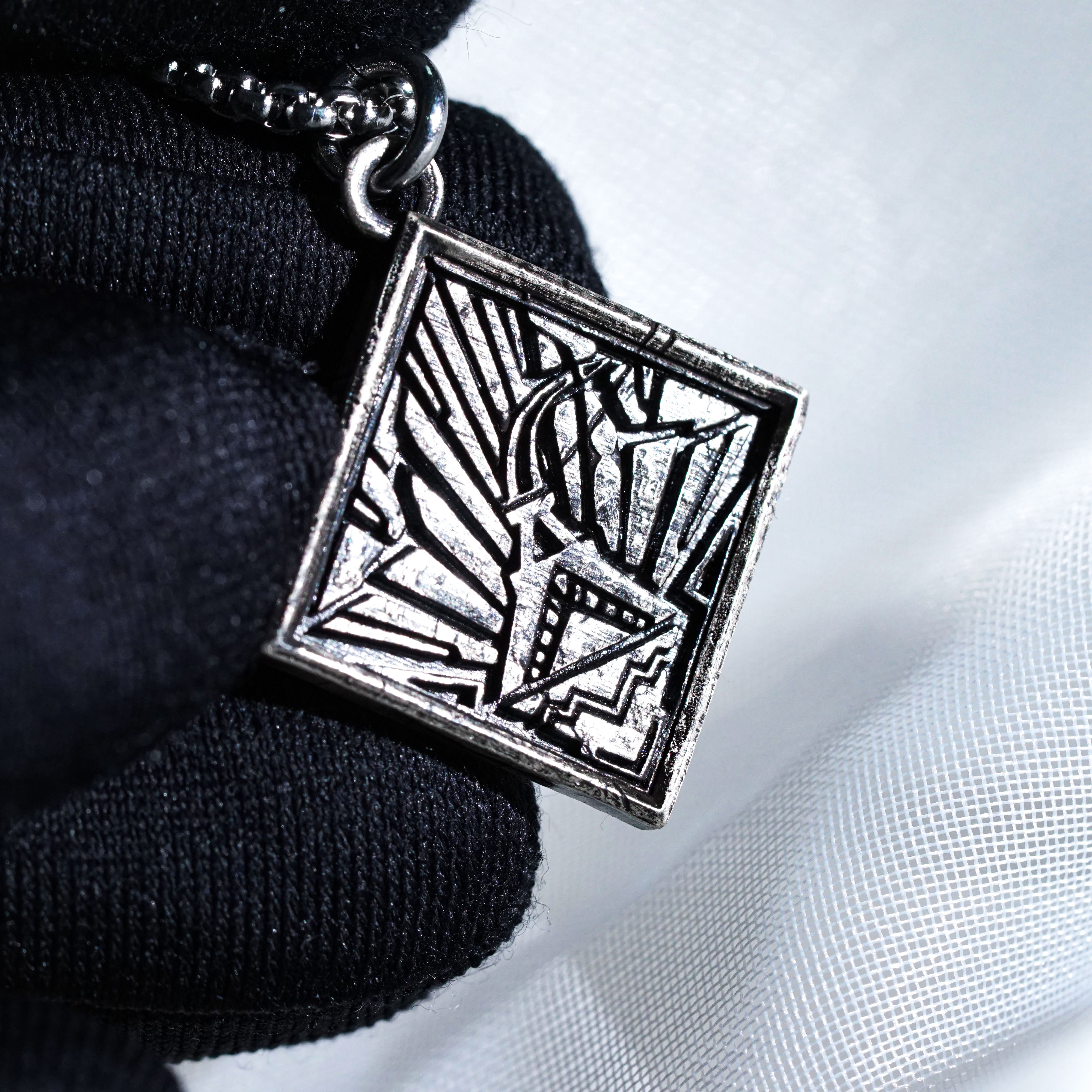 Verso Badge Necklace, Clair Obscur Expedition 33 Inspired Handmade 950 Silver Pendant, Fantasy Jewelry Gift for Gamers and Collectors 10 - EternaSilver DSC00806 - EternaSilver