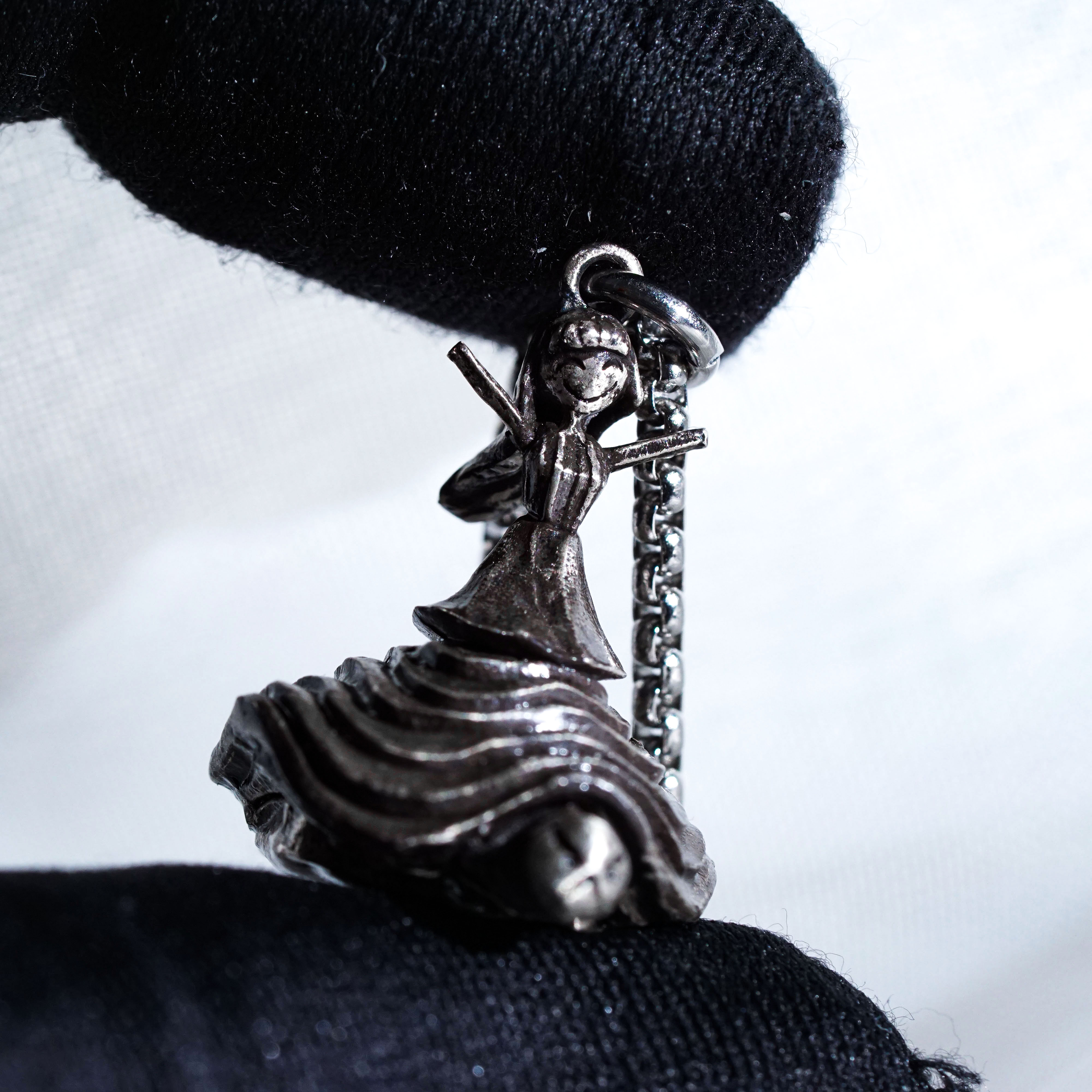 Franfran Rock Necklace, Clair Obscur Expedition 33 Inspired Handmade 950 Silver Pendant, Fantasy Jewelry Gift for Gamers and Collectors 7 - EternaSilver DSC00819 - EternaSilver