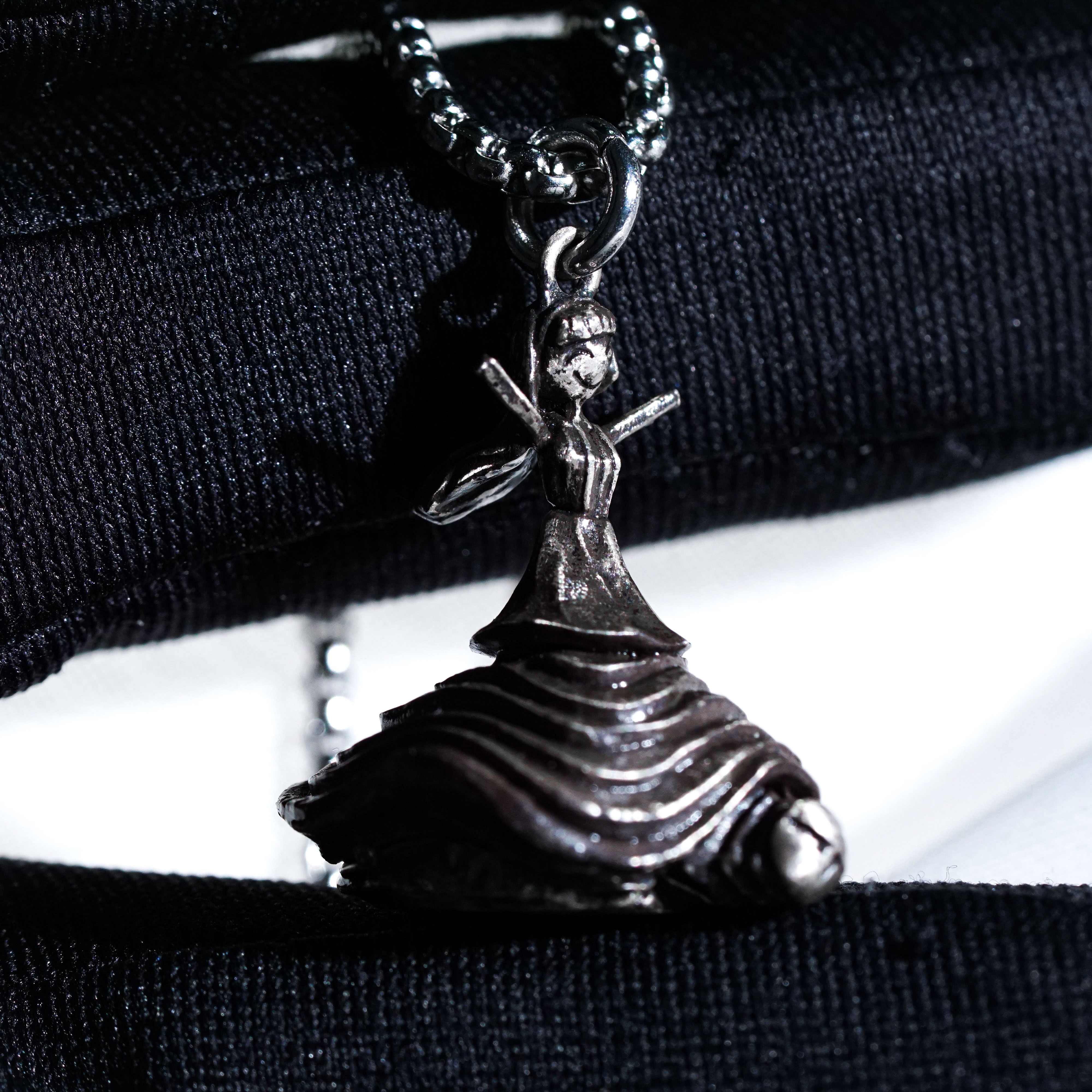 Franfran Rock Necklace, Clair Obscur Expedition 33 Inspired Handmade 950 Silver Pendant, Fantasy Jewelry Gift for Gamers and Collectors 8 - EternaSilver DSC00820 - EternaSilver