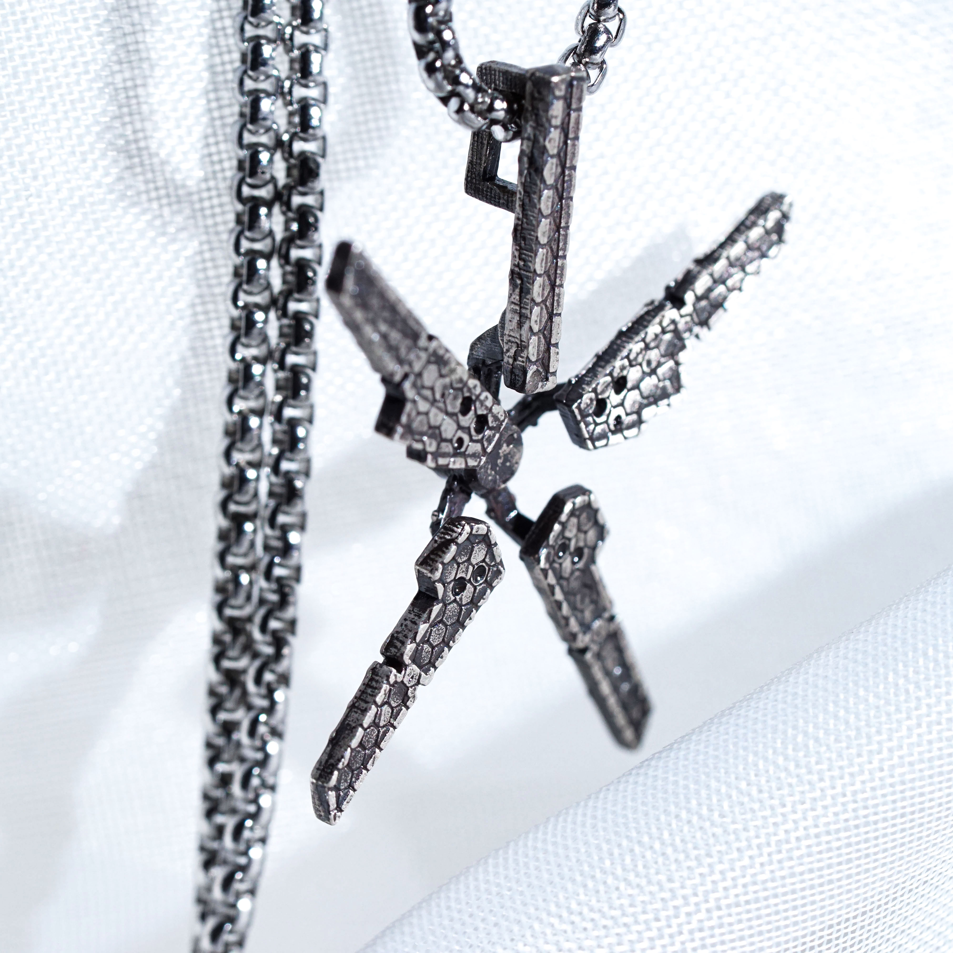 Odradek Scanner Necklace, Death Stranding Inspired Handmade 950 Silver Pendant, Sci-Fi Jewelry Gift for Gamers and Collectors 3 - EternaSilver DSC00823 - EternaSilver