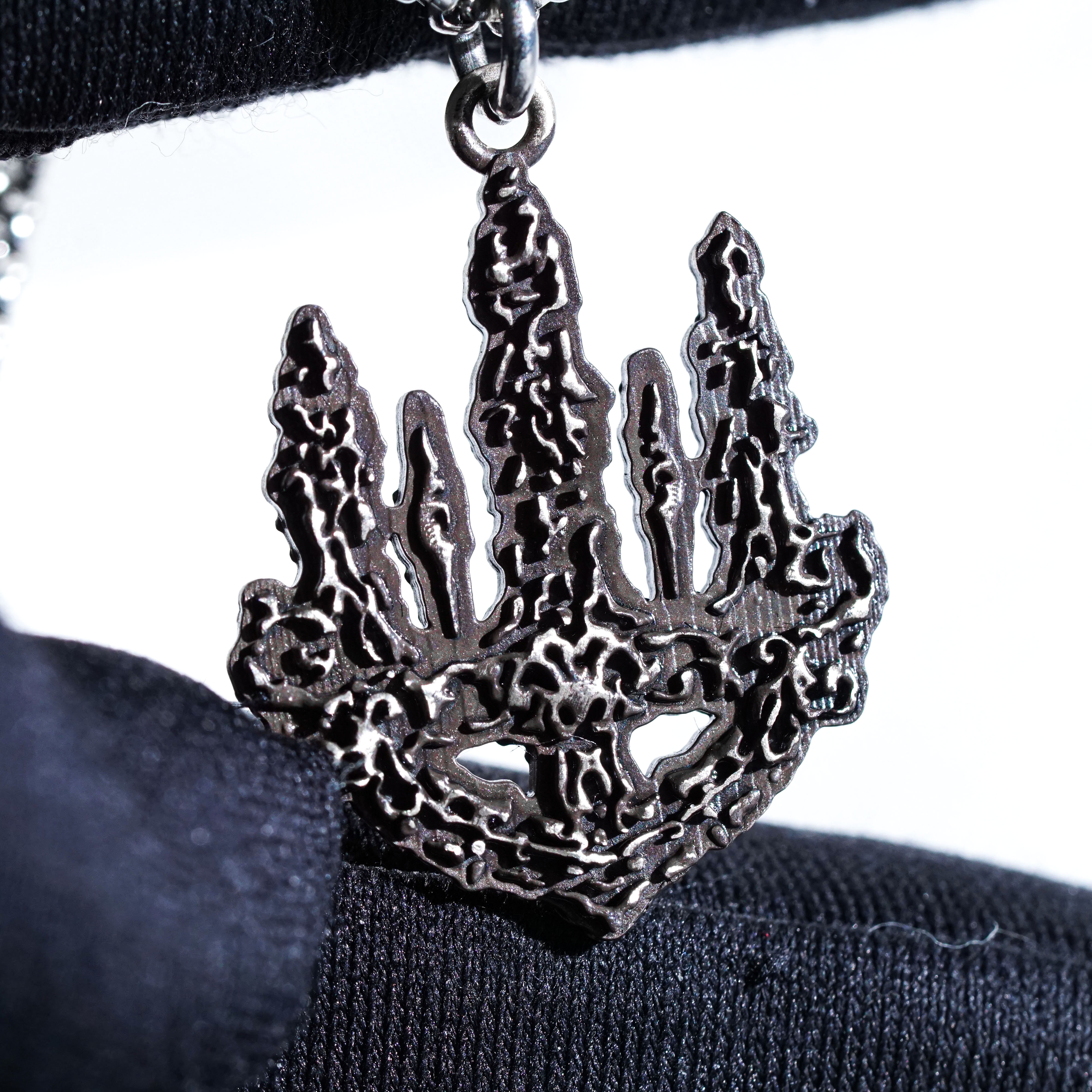 Mohgwyn Dynasty Necklace, Elden Ring Inspired Handmade 950 Silver Pendant, Lord of Blood Faction Jewelry Gift for Gamers and Collectors 2 - EternaSilver DSC00839 - EternaSilver