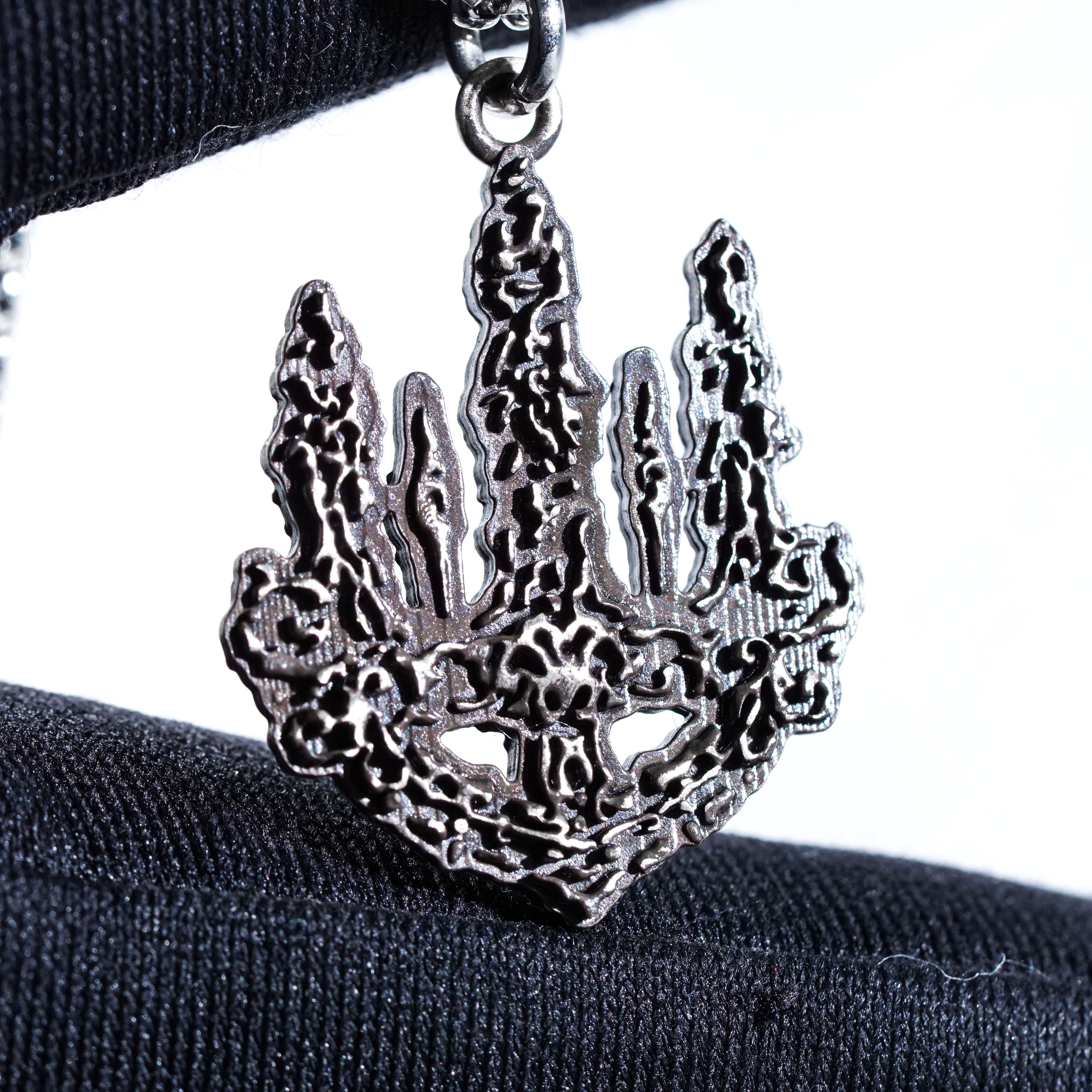 Mohgwyn Dynasty Necklace, Elden Ring Inspired Handmade 950 Silver Pendant, Lord of Blood Faction Jewelry Gift for Gamers and Collectors 1 - EternaSilver DSC00840 - EternaSilver