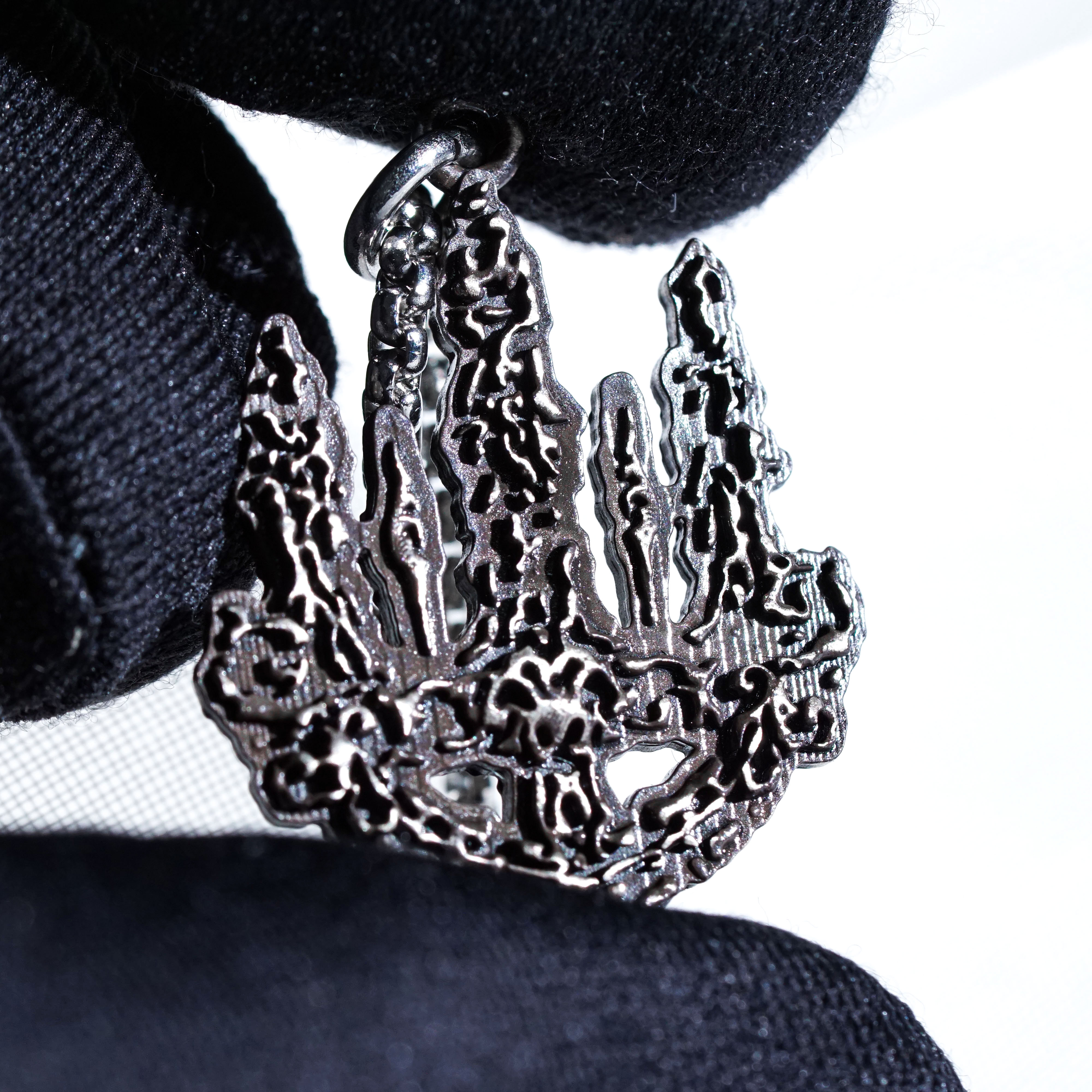 Mohgwyn Dynasty Necklace, Elden Ring Inspired Handmade 950 Silver Pendant, Lord of Blood Faction Jewelry Gift for Gamers and Collectors 5 - EternaSilver DSC00842 - EternaSilver