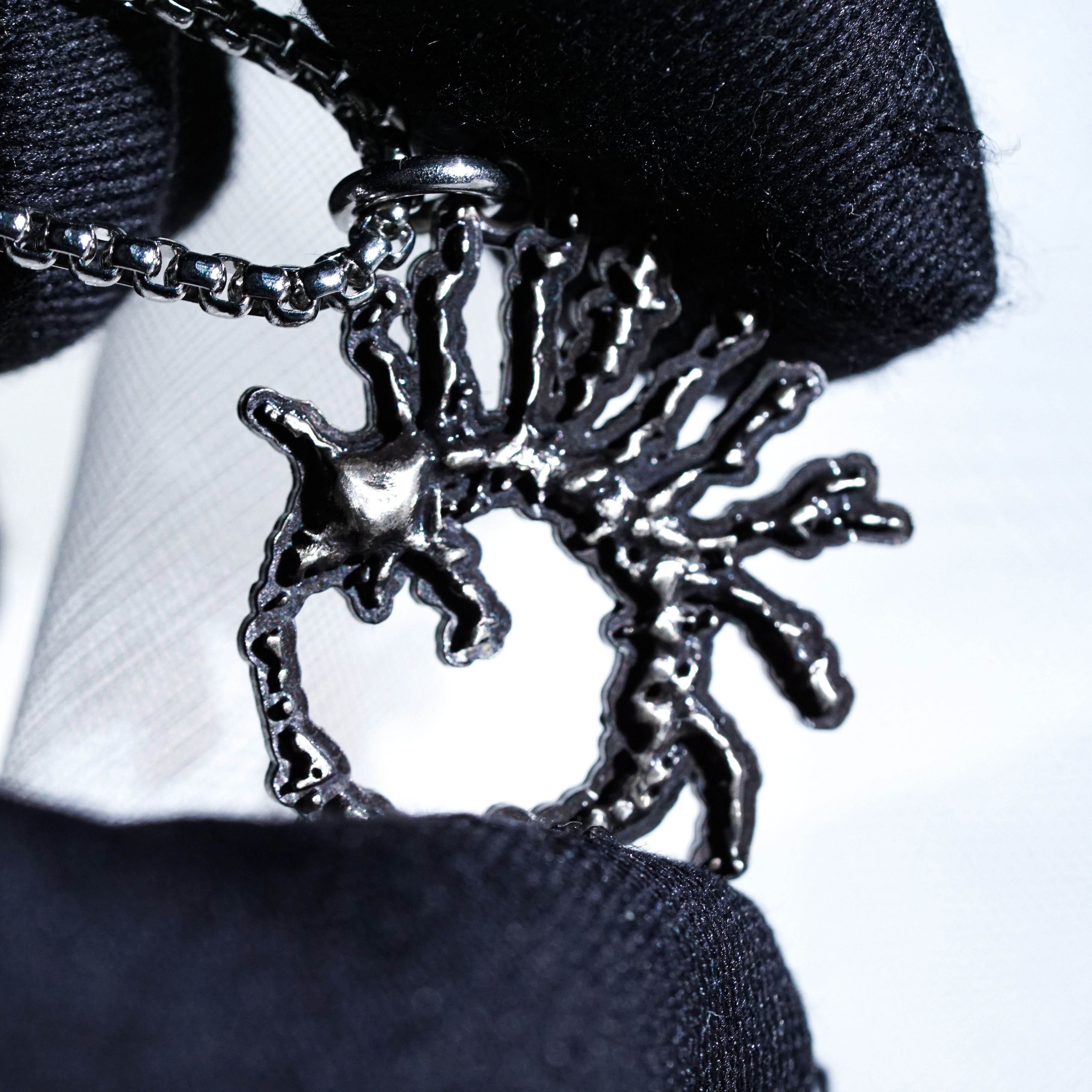 Servants of Death Necklace, Elden Ring Inspired Handmade 950 Silver Pendant, Deathroot Faction Jewelry Gift for Gamers and Collectors 4 - EternaSilver DSC00877 - EternaSilver