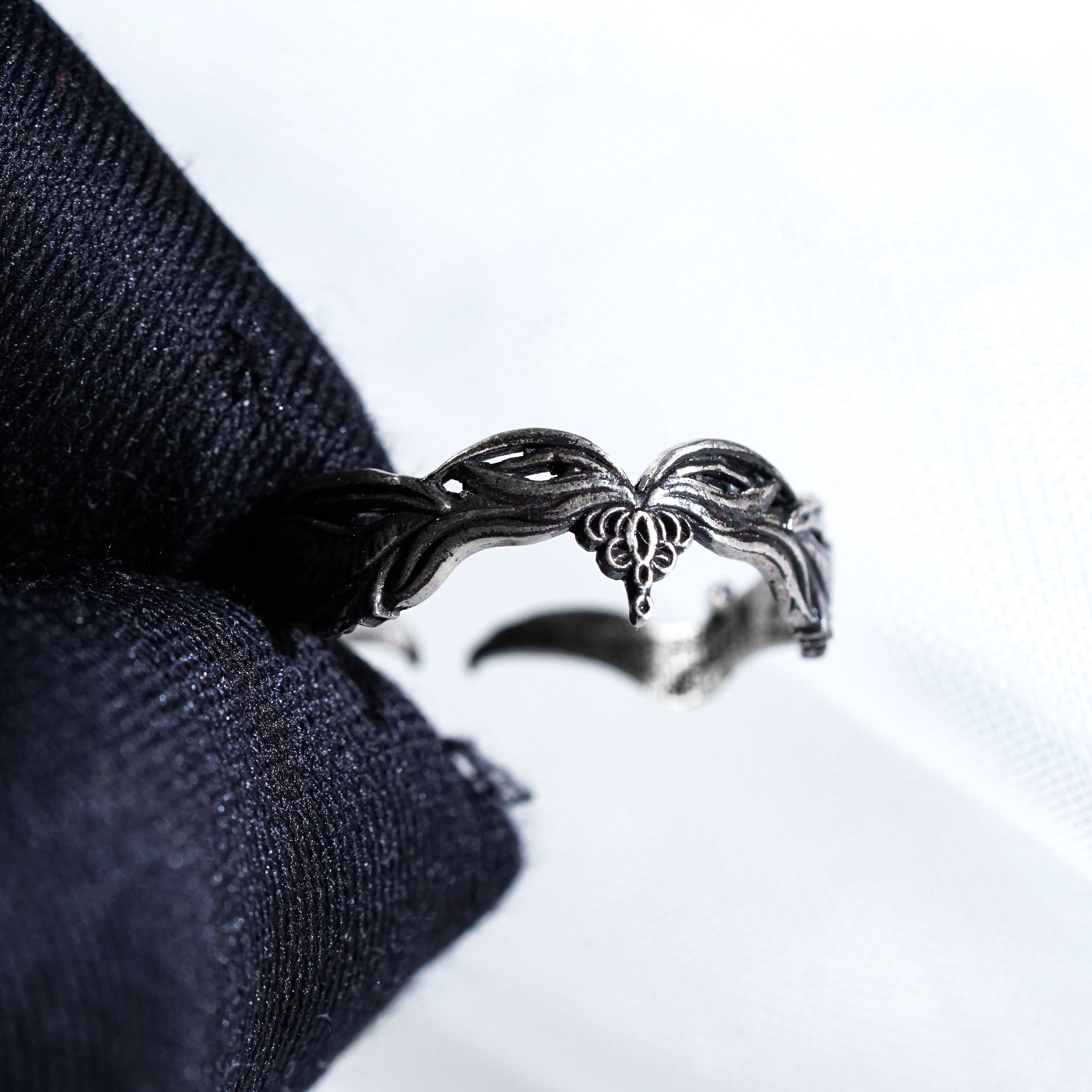 Arwen Ring, Lord of the Rings Inspired Handmade 950 Silver Elven Ring, Evenstar Style Jewelry, Romantic Gift for LOTR and Fantasy Fans 7 - EternaSilver DSC00905 - EternaSilver