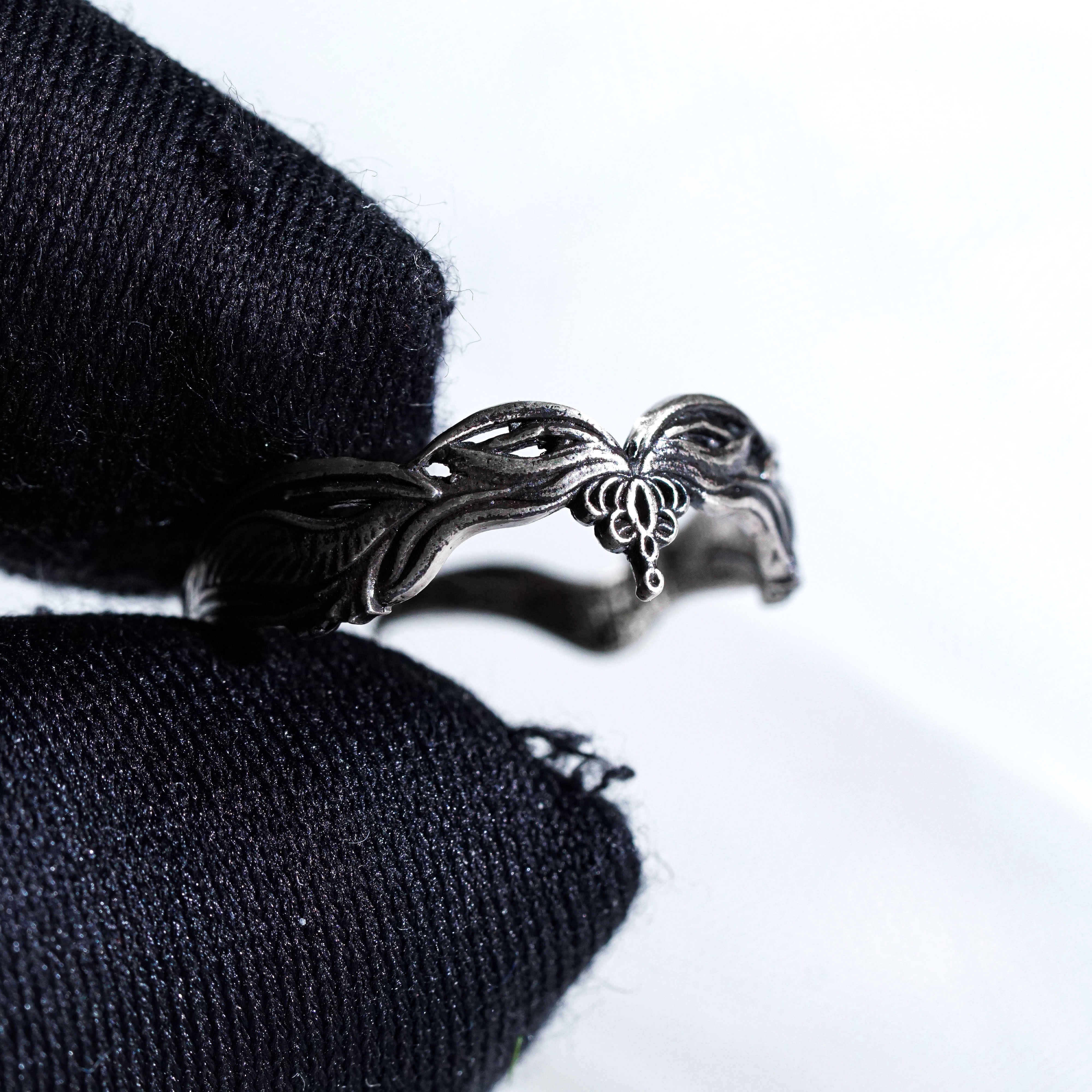 Arwen Ring, Lord of the Rings Inspired Handmade 950 Silver Elven Ring, Evenstar Style Jewelry, Romantic Gift for LOTR and Fantasy Fans 9 - EternaSilver DSC00907 - EternaSilver