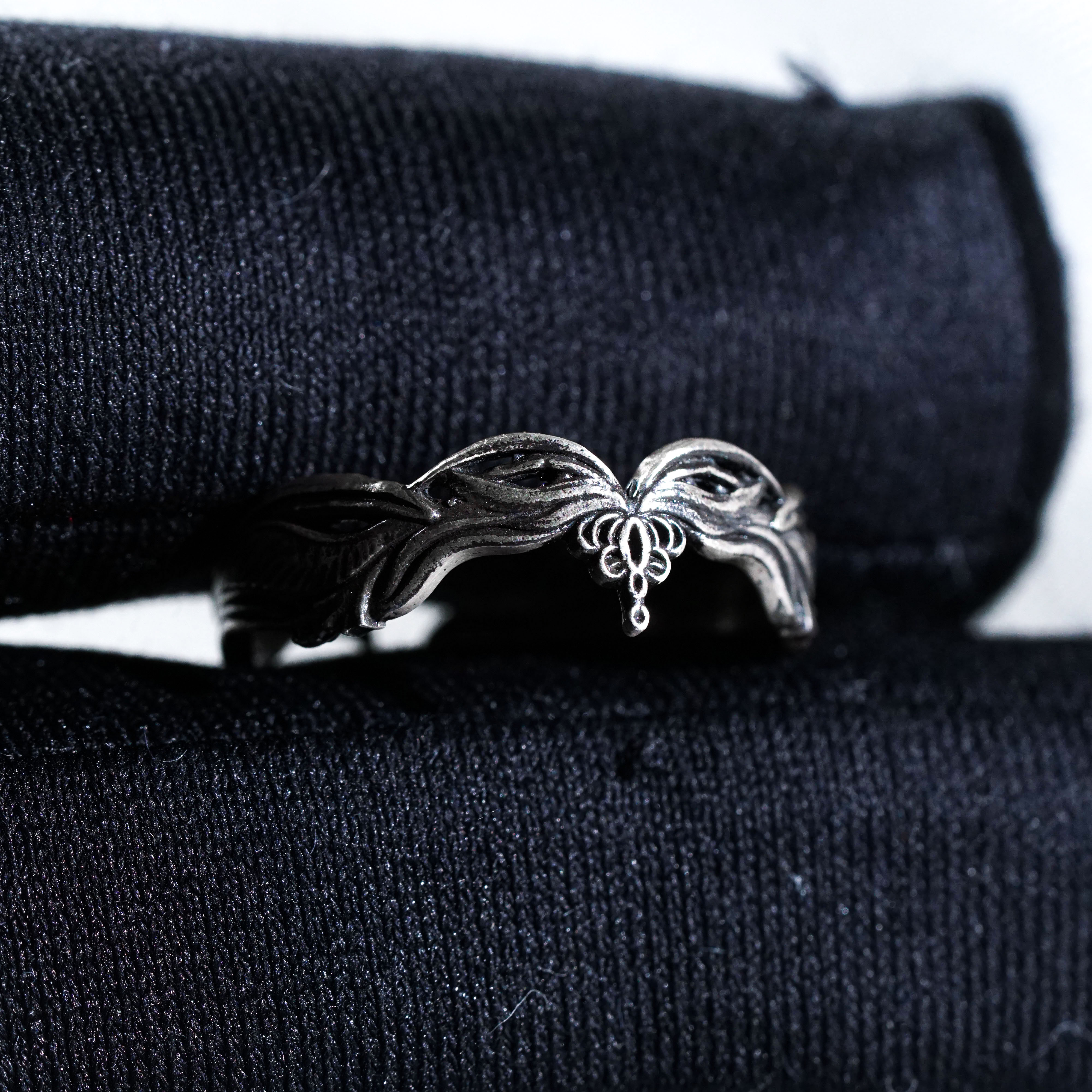 Arwen Ring, Lord of the Rings Inspired Handmade 950 Silver Elven Ring, Evenstar Style Jewelry, Romantic Gift for LOTR and Fantasy Fans 11 - EternaSilver DSC00909 - EternaSilver