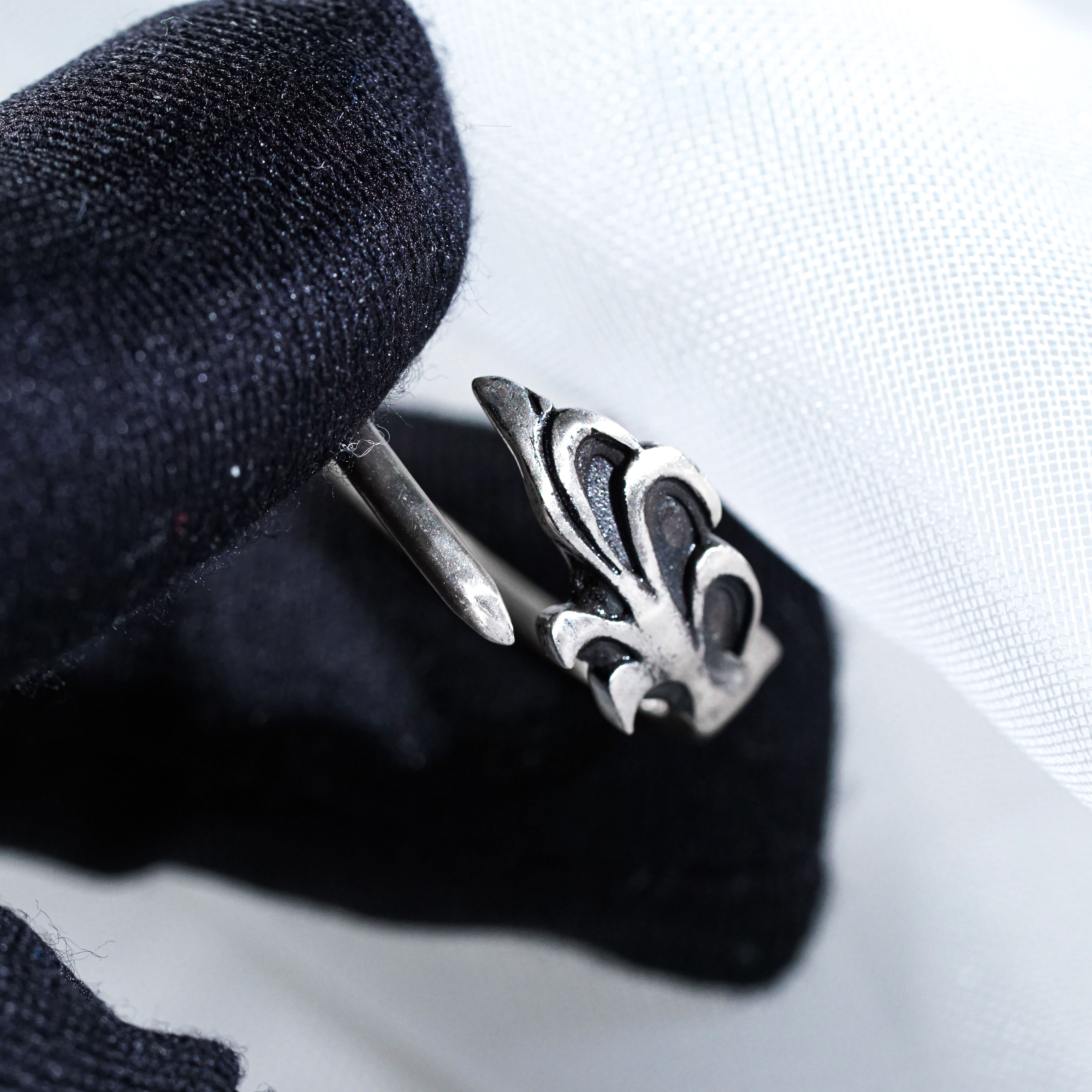 Apothecary Diaries Mao Mao Hairpin Ring, Custom Handmade 950 Silver Adjustable Ring, Inspired by The Apothecary Diaries, Gift for Anime and Fantasy Jewelry Fans 11 - EternaSilver DSC00918 - EternaSilver