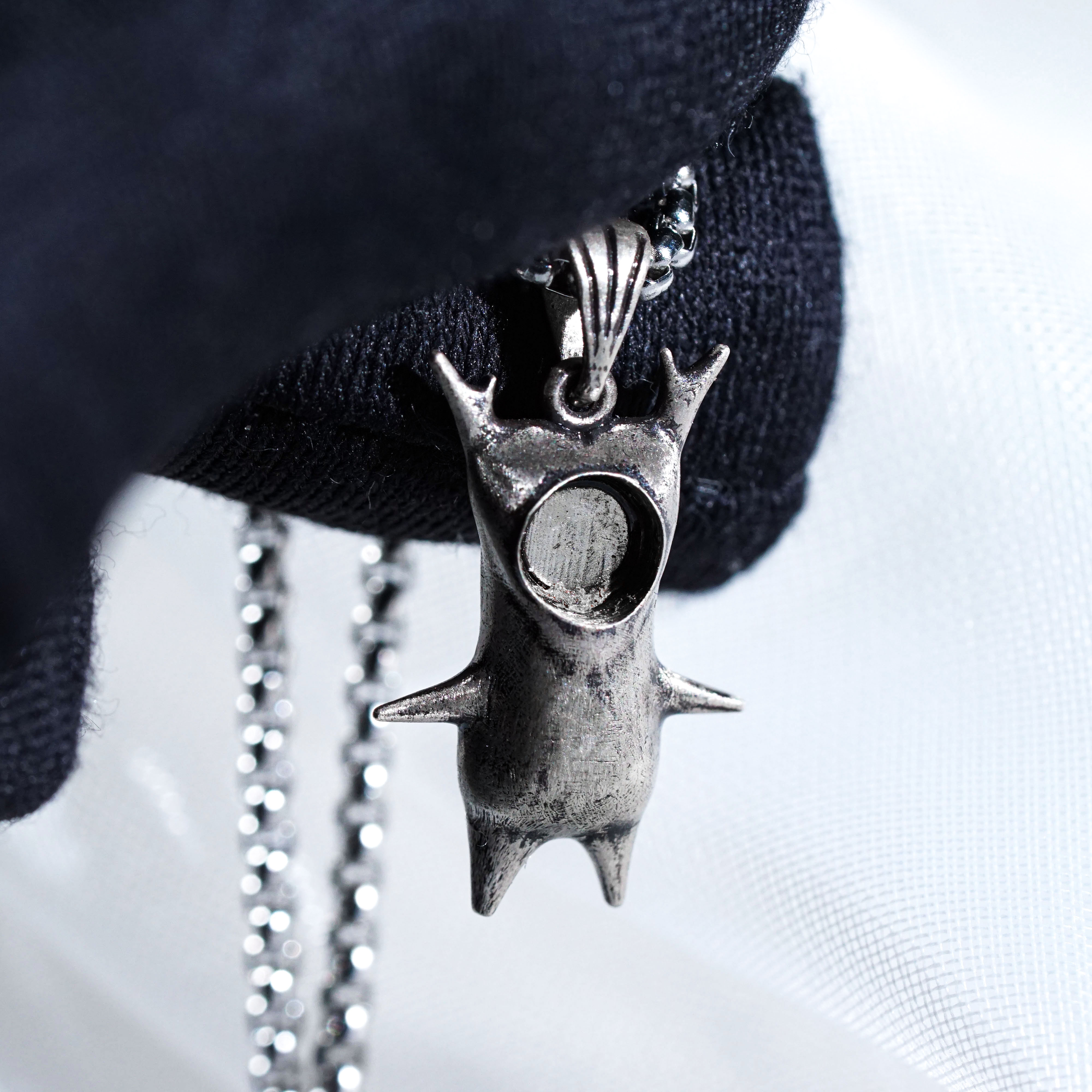 Koroks Necklace, The Legend of Zelda Inspired Handmade 950 Silver Pendant, Forest Spirit Jewelry Gift for Gamers and Collectors 3 - EternaSilver DSC00926 - EternaSilver