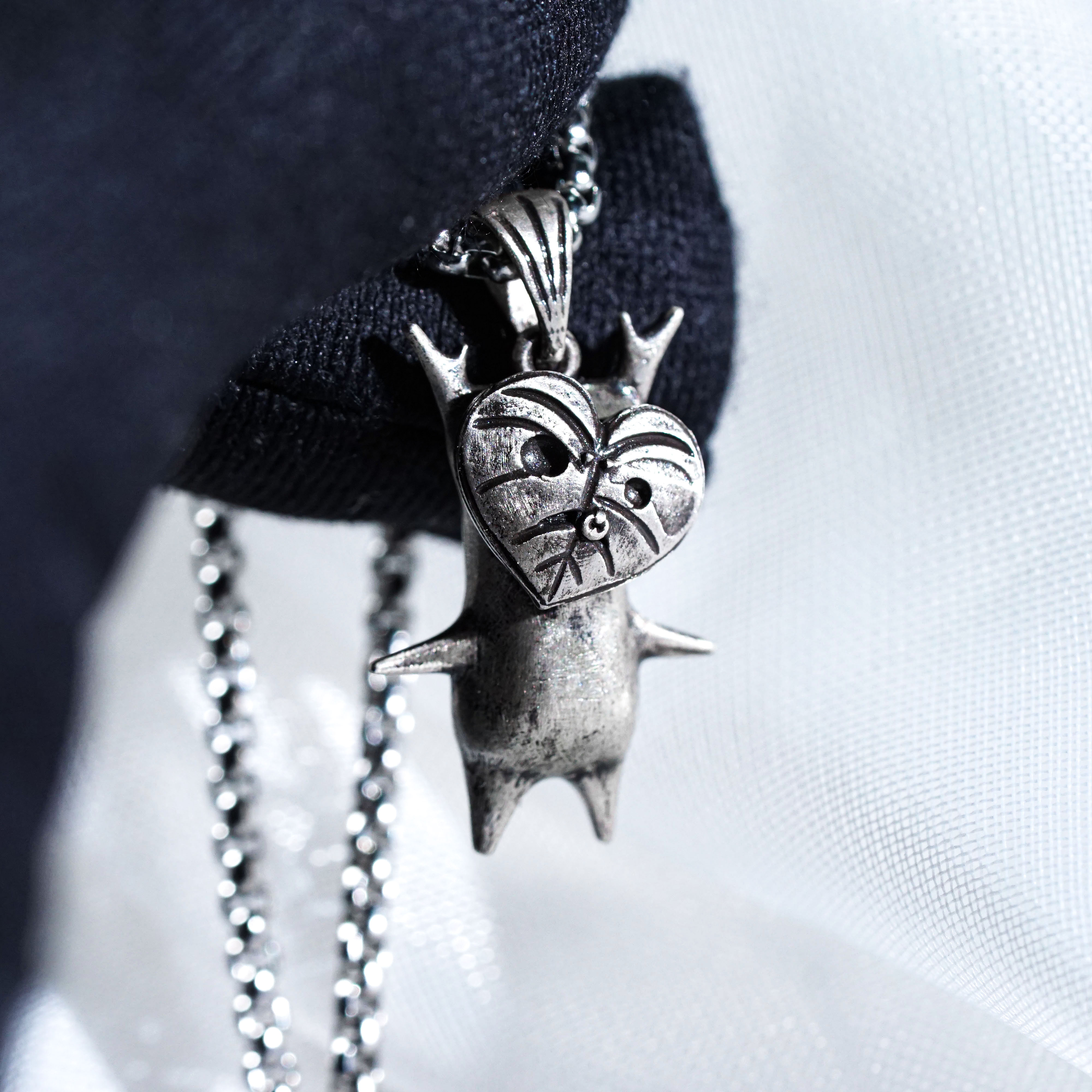Koroks Necklace, The Legend of Zelda Inspired Handmade 950 Silver Pendant, Forest Spirit Jewelry Gift for Gamers and Collectors