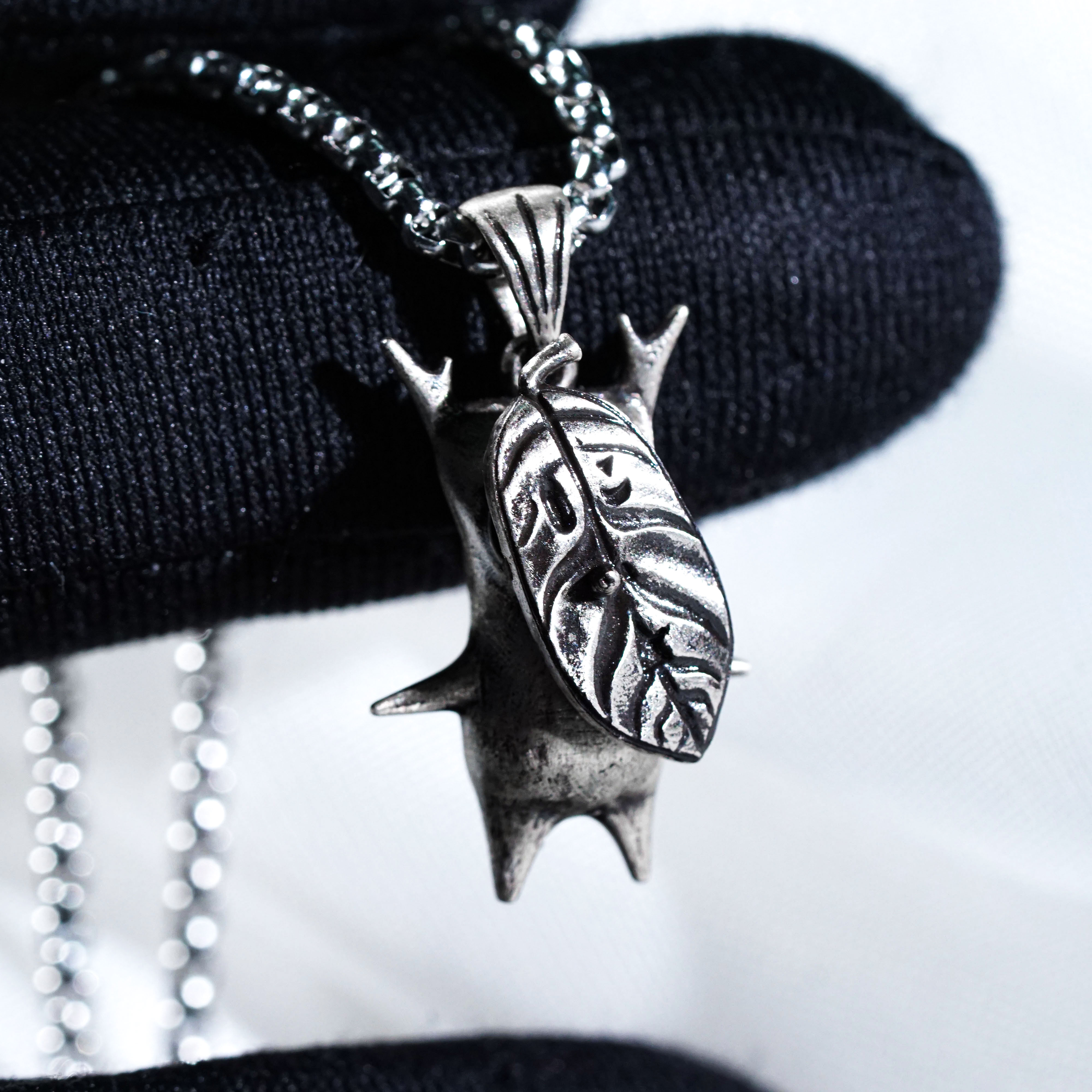 Koroks Necklace, The Legend of Zelda Inspired Handmade 950 Silver Pendant, Forest Spirit Jewelry Gift for Gamers and Collectors 6 - EternaSilver DSC00929 - EternaSilver