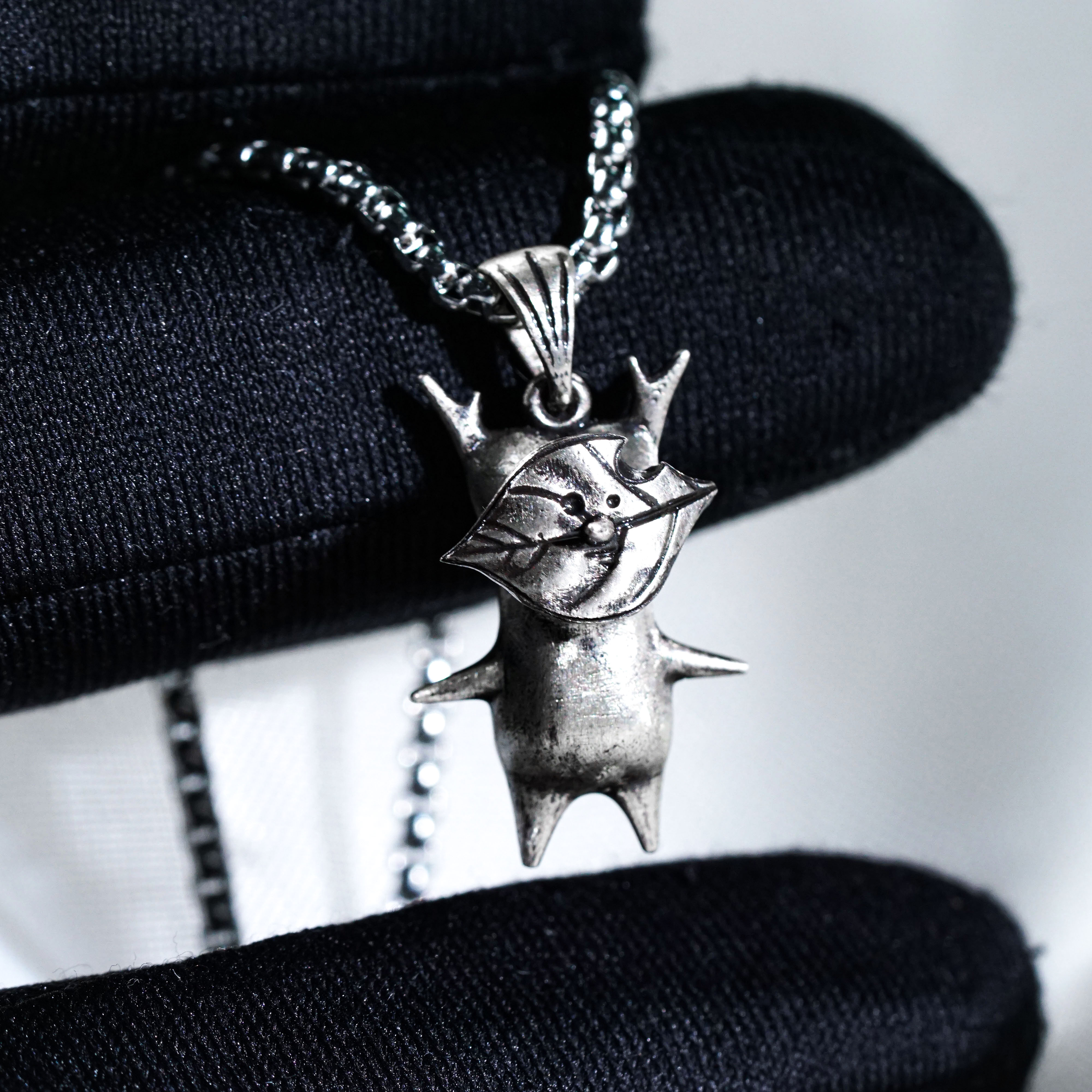 Koroks Necklace, The Legend of Zelda Inspired Handmade 950 Silver Pendant, Forest Spirit Jewelry Gift for Gamers and Collectors 9 - EternaSilver DSC00932 - EternaSilver