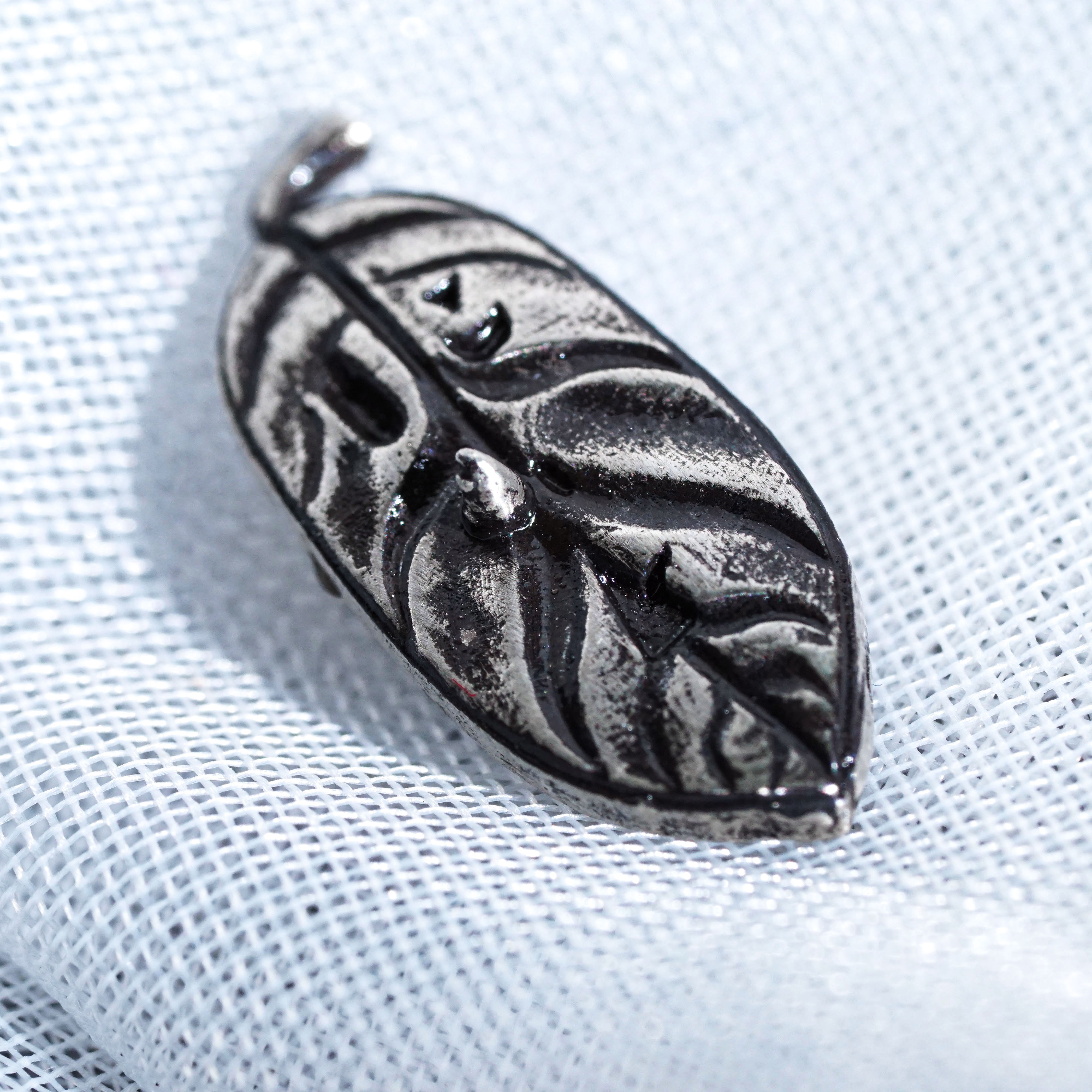 Koroks Necklace, The Legend of Zelda Inspired Handmade 950 Silver Pendant, Forest Spirit Jewelry Gift for Gamers and Collectors 12 - EternaSilver DSC00936 - EternaSilver