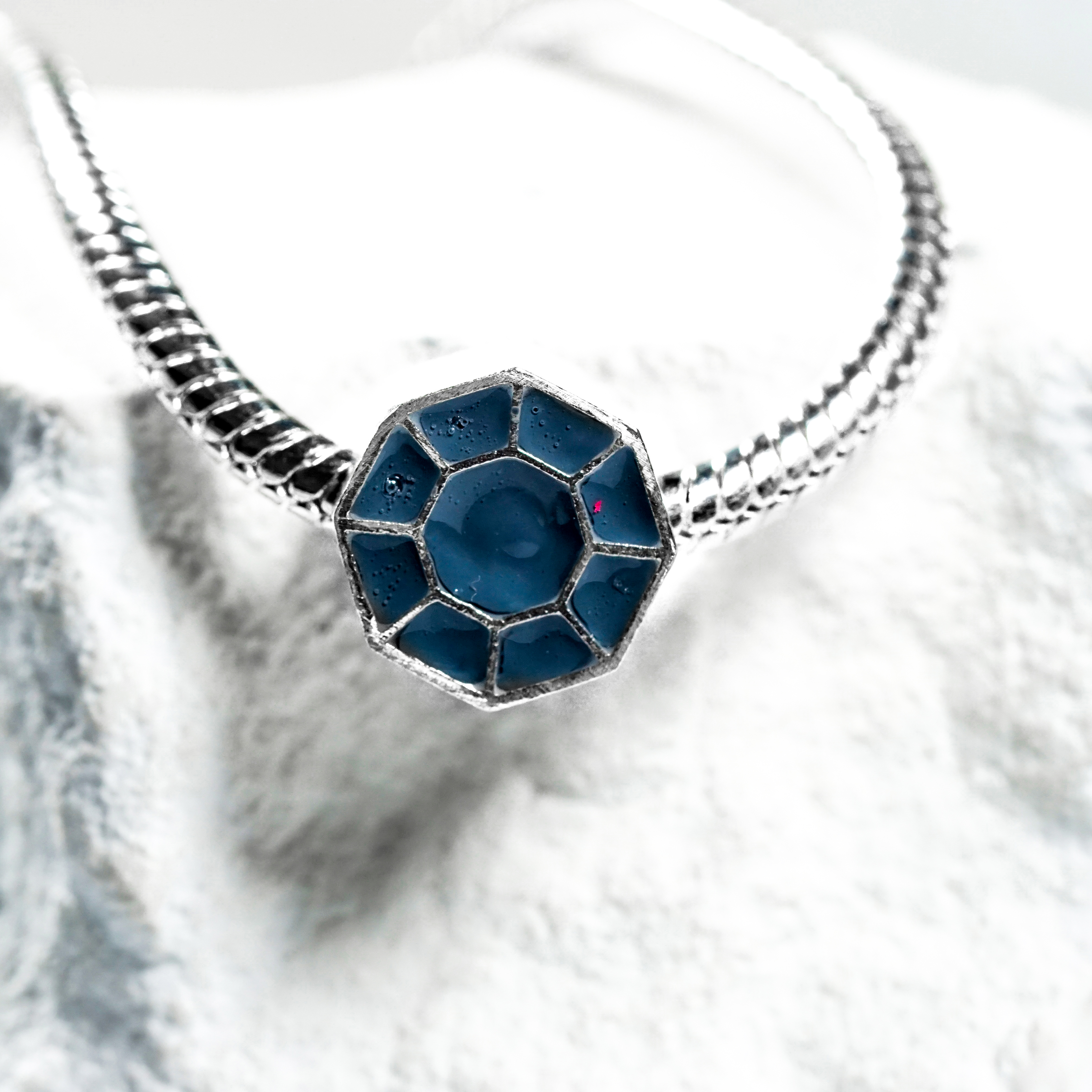 Pokémon Boulder Badge Charm, Custom Handmade 950 Silver Pandora Style Bead, Pokémon Gym Badge Jewelry Gift for Collectors and Fans 3 - EternaSilver DSC04608 - EternaSilver