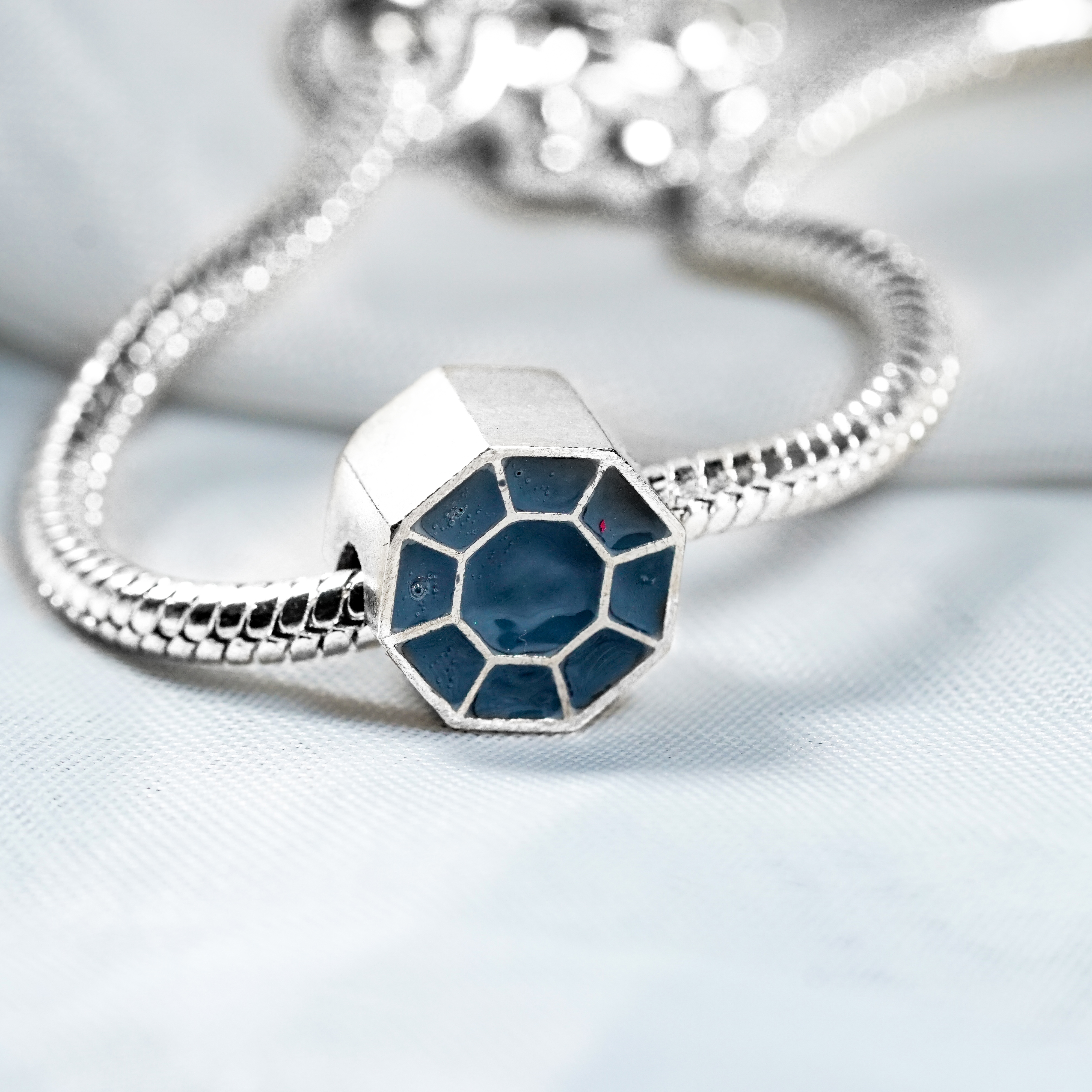 Pokémon Boulder Badge Charm, Custom Handmade 950 Silver Pandora Style Bead, Pokémon Gym Badge Jewelry Gift for Collectors and Fans 5 - EternaSilver DSC04609 - EternaSilver