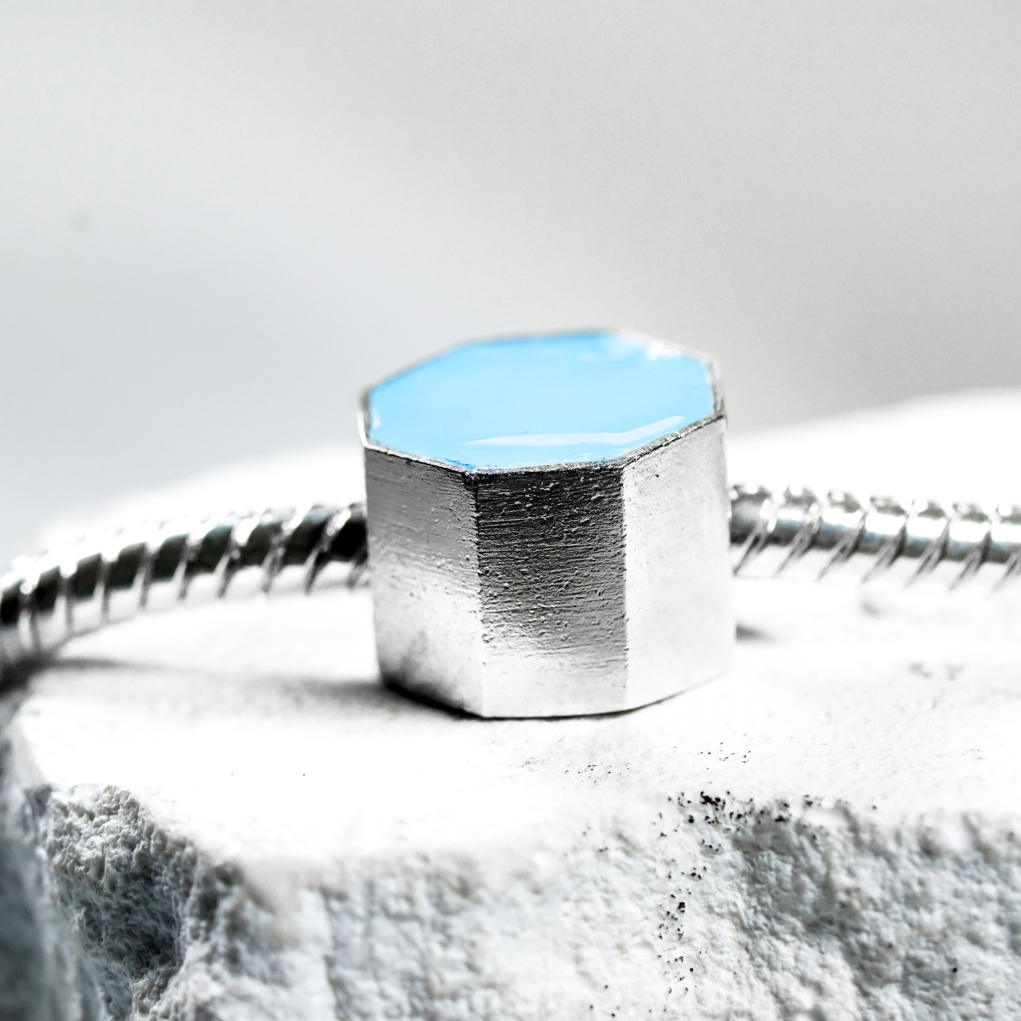 Pokémon Mineral Badge Charm, Custom Handmade 950 Silver Pandora Style Bead, Pokémon Gym Badge Jewelry Gift for Collectors and Fans 5 - EternaSilver DSC04617 - EternaSilver