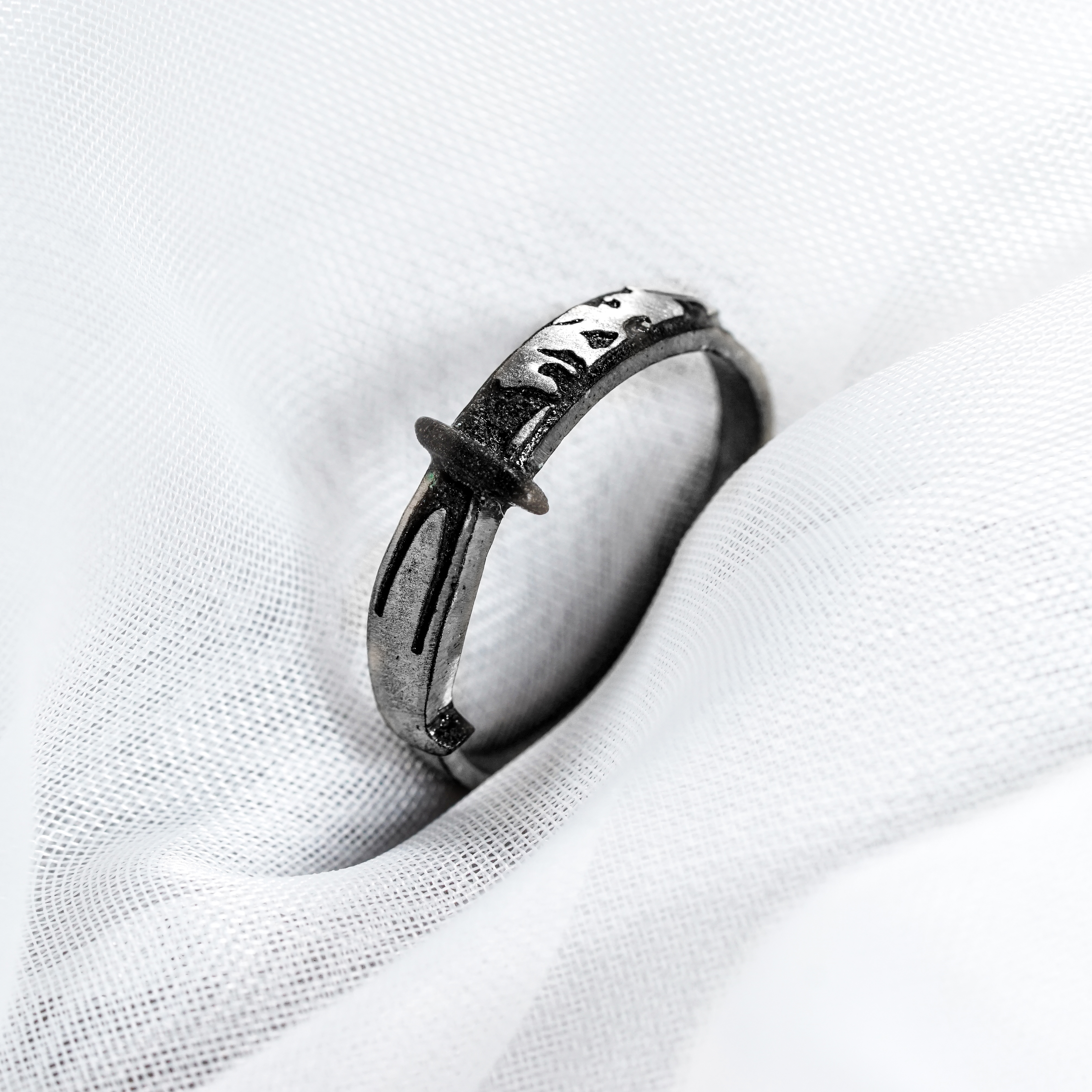 Jason Voorhees Knife Ring, Horror Collection Rings, Gothic Halloween Jewelry, Slasher Film Inspired Rings, Creepy Gift for Horror Fans 8 - EternaSilver DSC07044 - EternaSilver