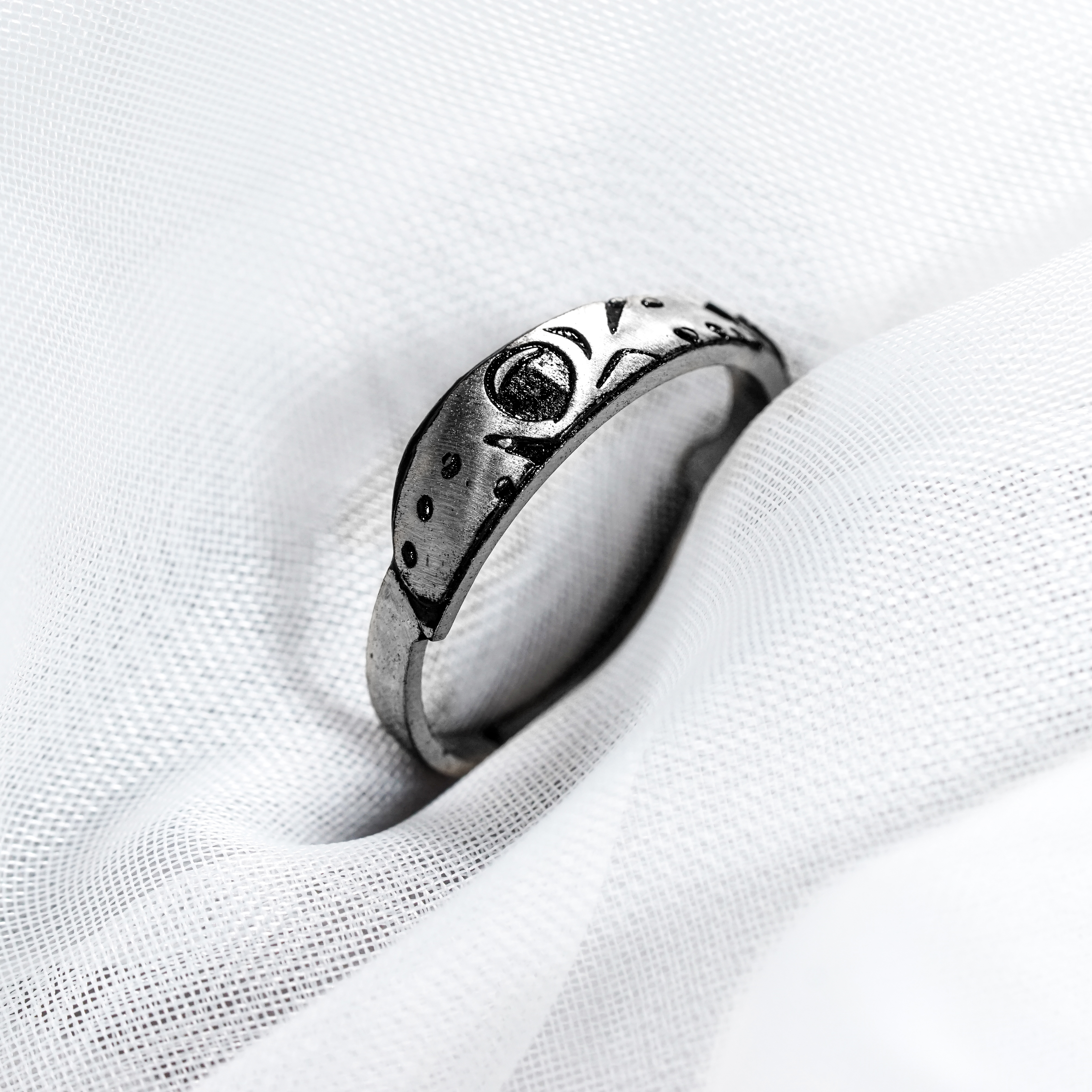 Jason Voorhees Knife Ring, Horror Collection Rings, Gothic Halloween Jewelry, Slasher Film Inspired Rings, Creepy Gift for Horror Fans 9 - EternaSilver DSC07051 - EternaSilver