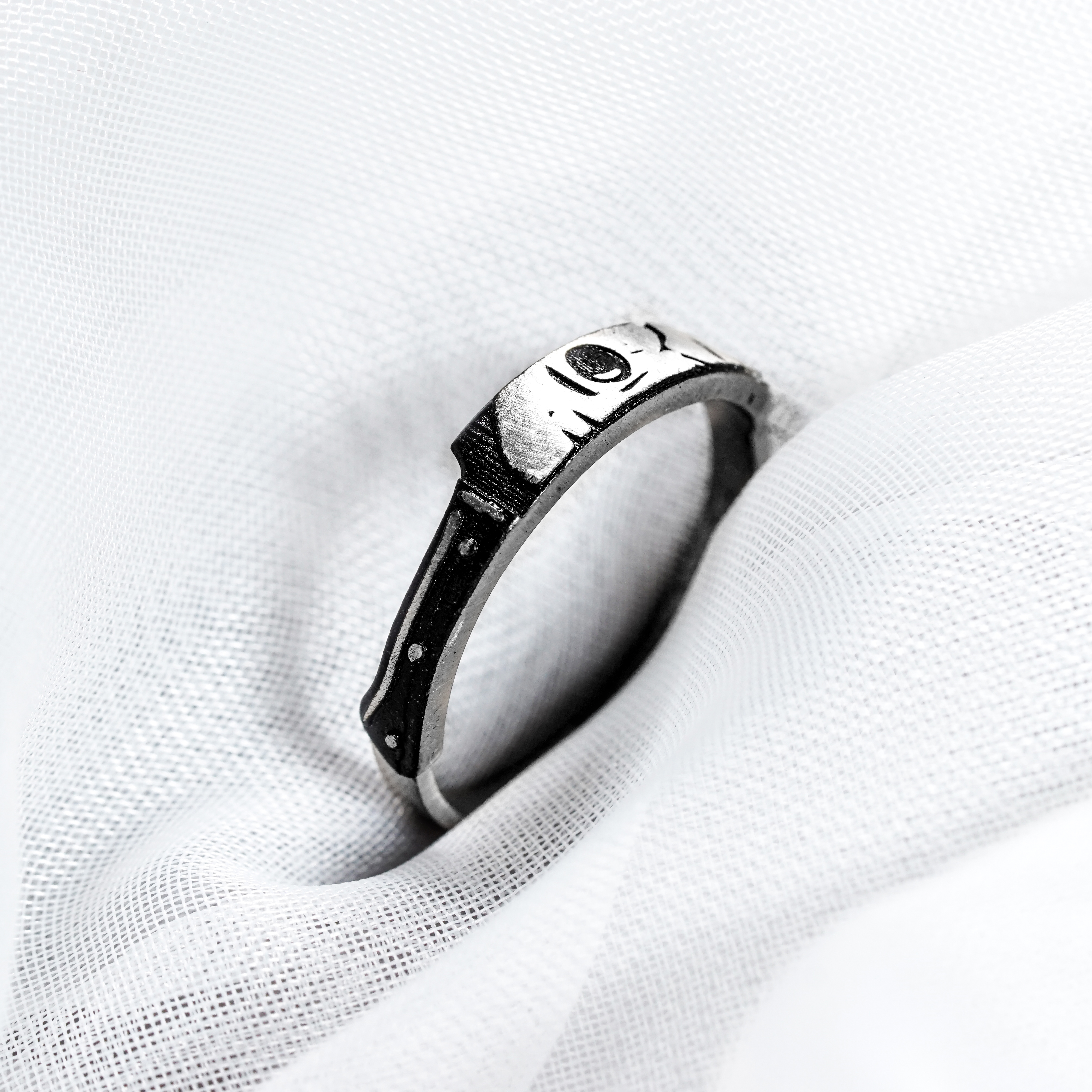 Jason Voorhees Knife Ring, Horror Collection Rings, Gothic Halloween Jewelry, Slasher Film Inspired Rings, Creepy Gift for Horror Fans 10 - EternaSilver DSC07052 - EternaSilver