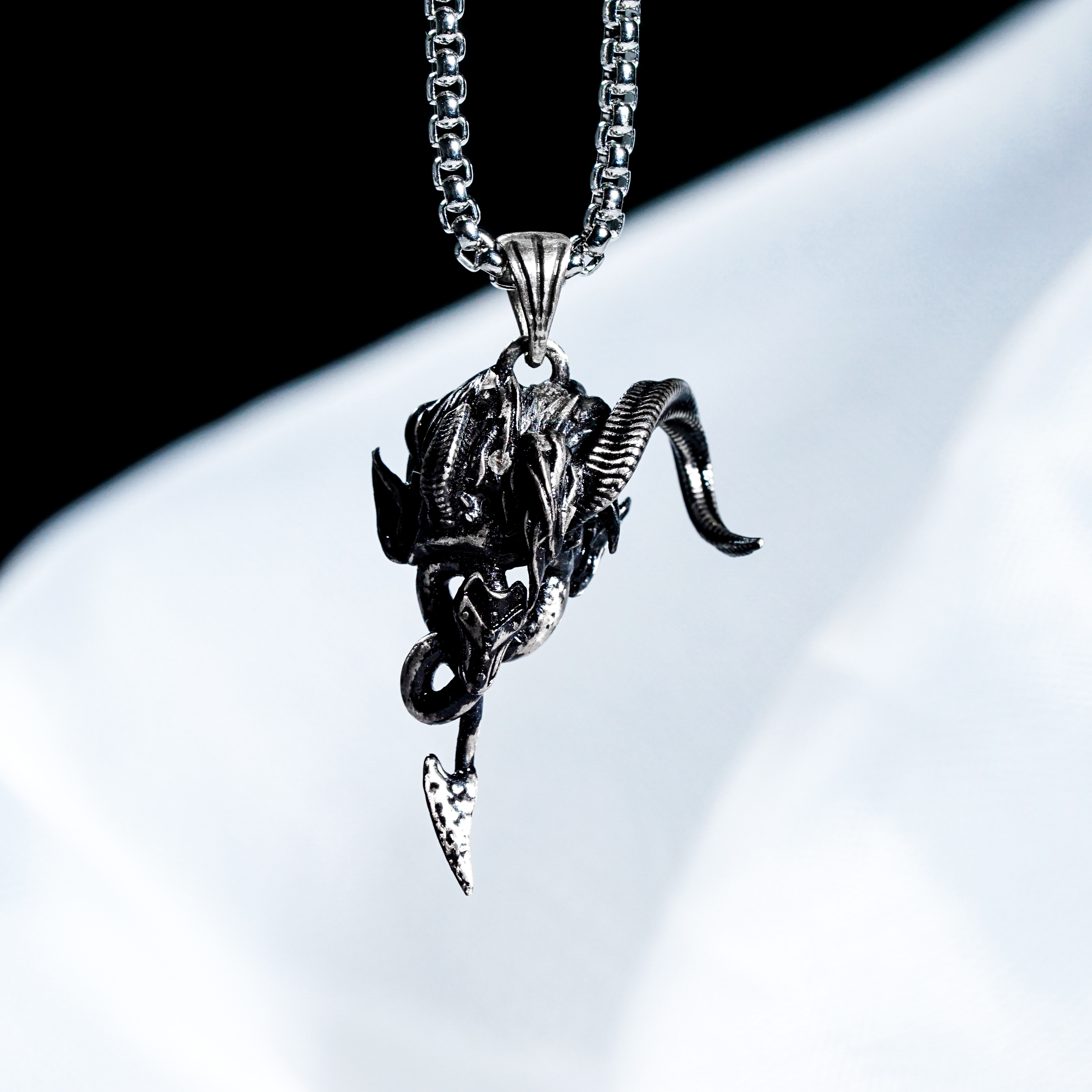 Karlach Necklace, Baldur’s Gate 3 Inspired Jewelry, Infernal Engine Pendant, Tiefling Warrior Gift, Gothic Fantasy Necklace for Gamers 3 - EternaSilver DSC07760 - EternaSilver